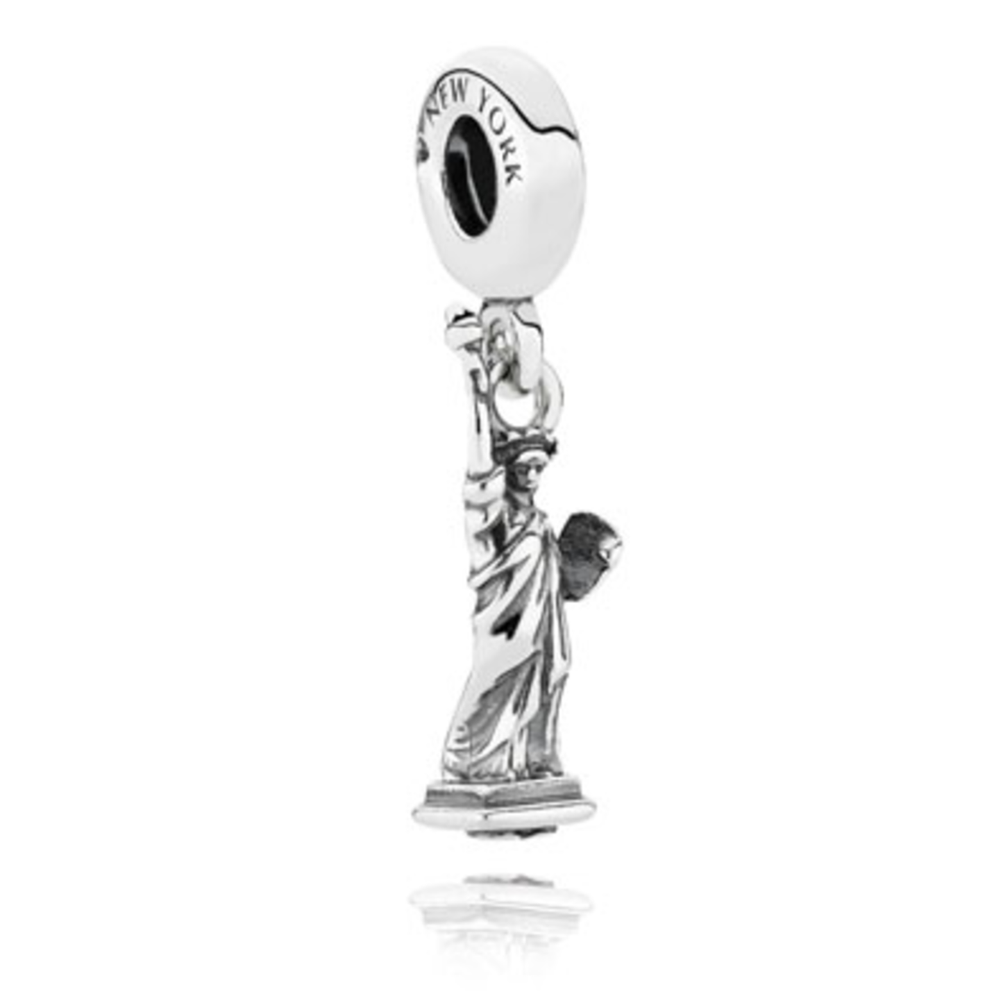 STATUE OF LIBERTY CHARM, STERLING SILVER