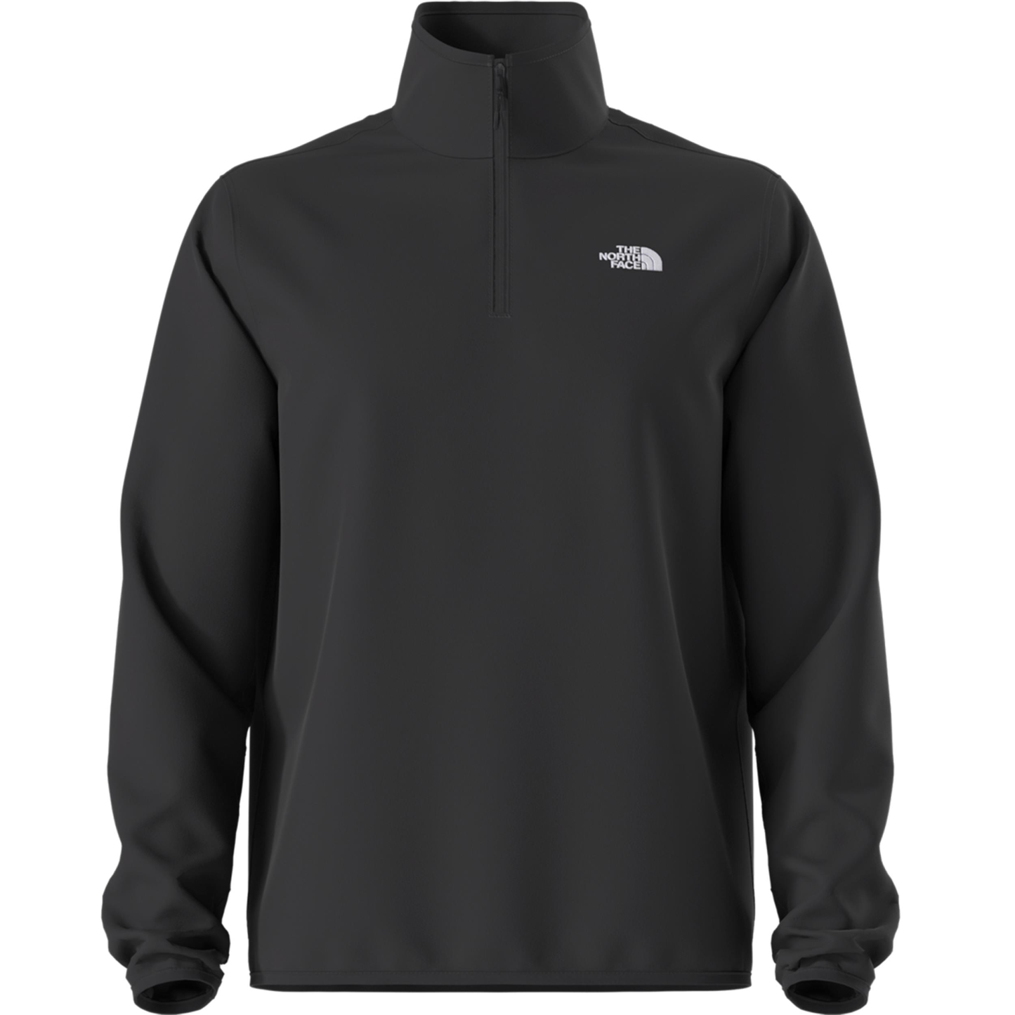 THE NORTH FACE MEN'S GLACIER FLEECE 1/4 ZIP JACKET - TNF BLACK