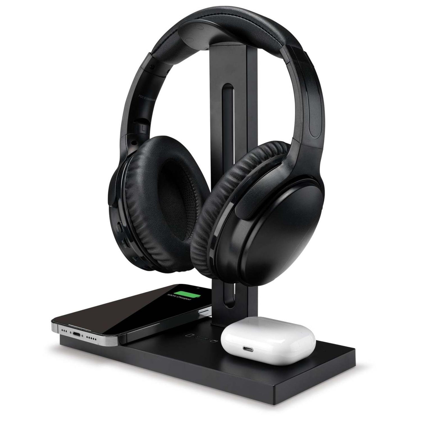 DESKMATE 5-IN-1 HEADPHONE STAND & WIRELESS CHARGER