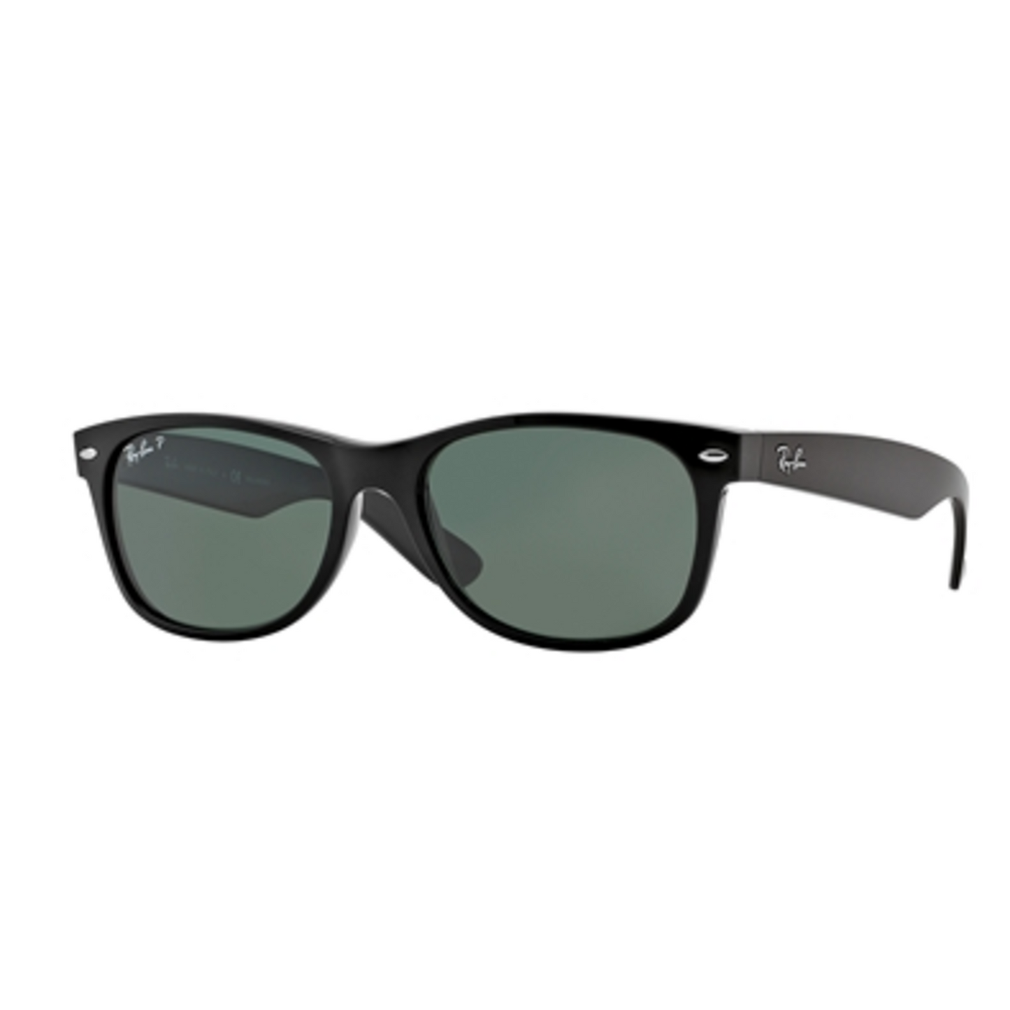 NEW WAYFARER UNISEX NON-POLAR SUNGLASSES, BLACK/GREEN, 58