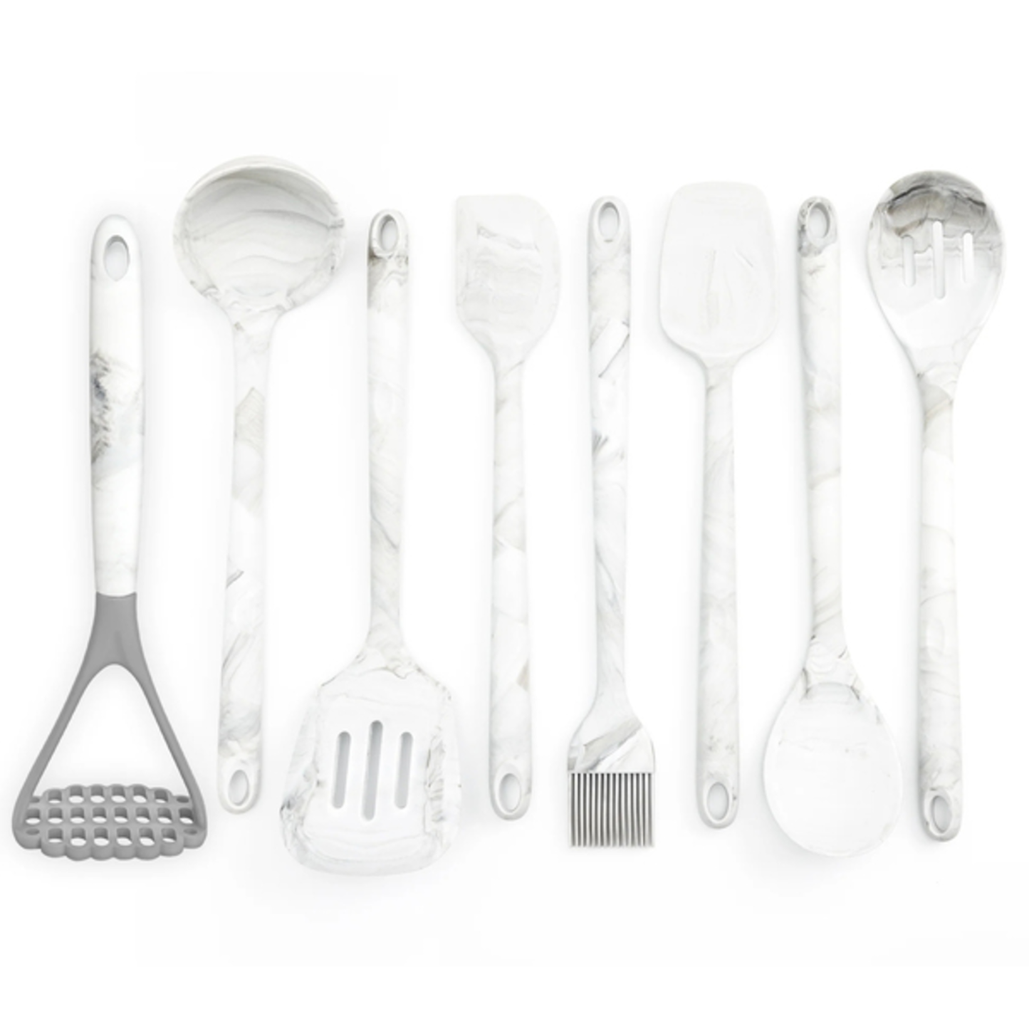 8PC SLCN UTENSILS SET WMB