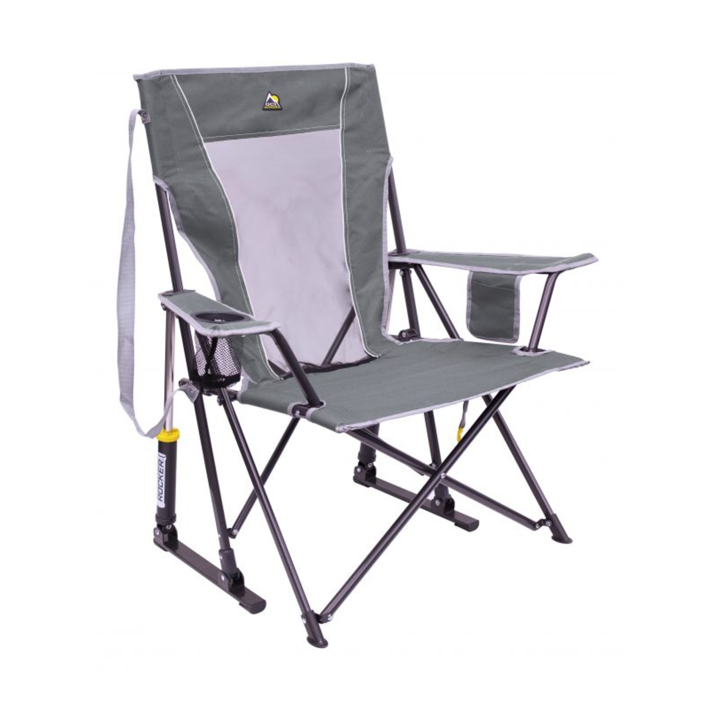 COMFORT PRO ROCKER FOLDABLE CHAIR - (MERCURY GRAY)