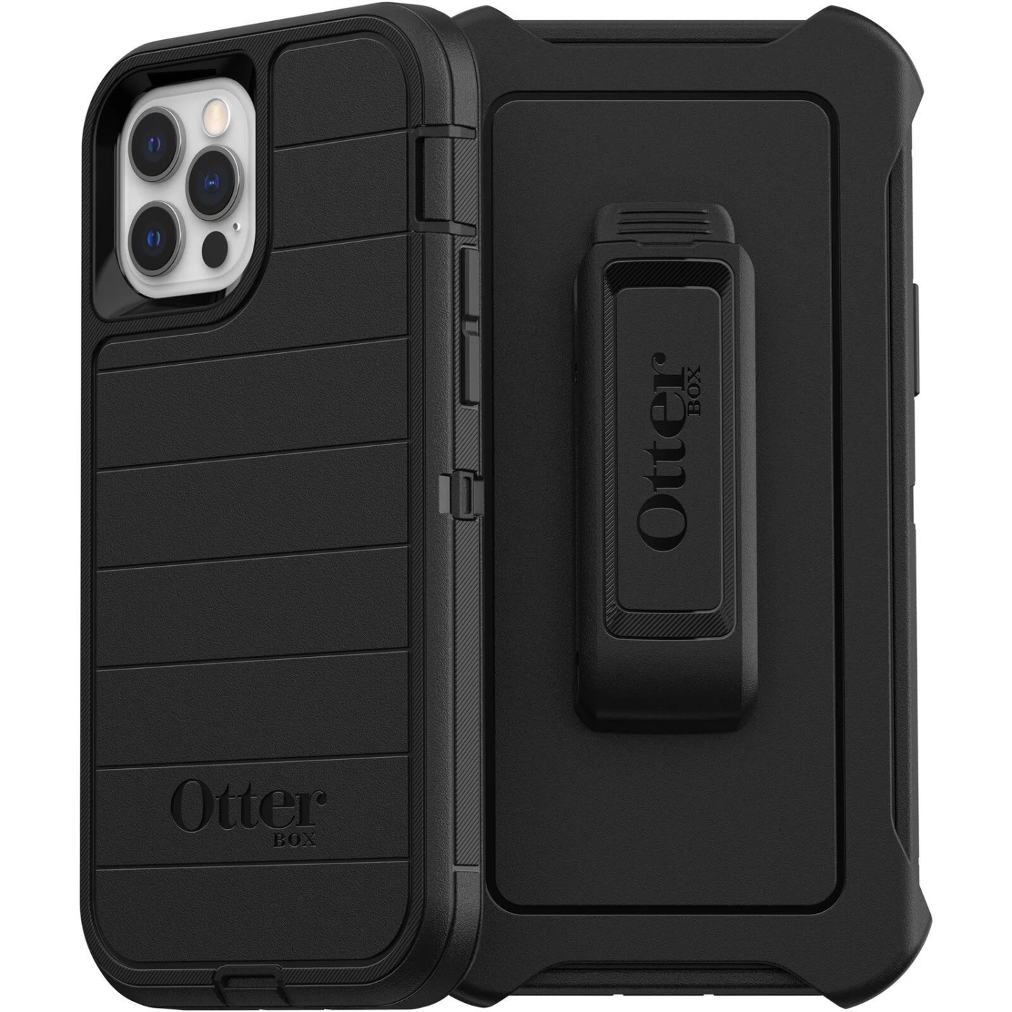 OTTERBOX APPLE IPHONE 12 AND IPHONE 12 PRO DEFENDER PRO SERIES CASE - BLACK