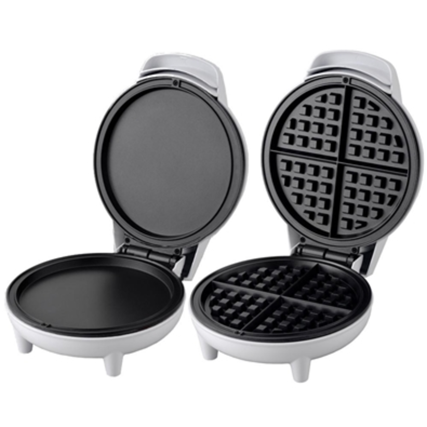 COURANT GRIDDLE AND WAFFLE MAKER - WHITE, WHITE