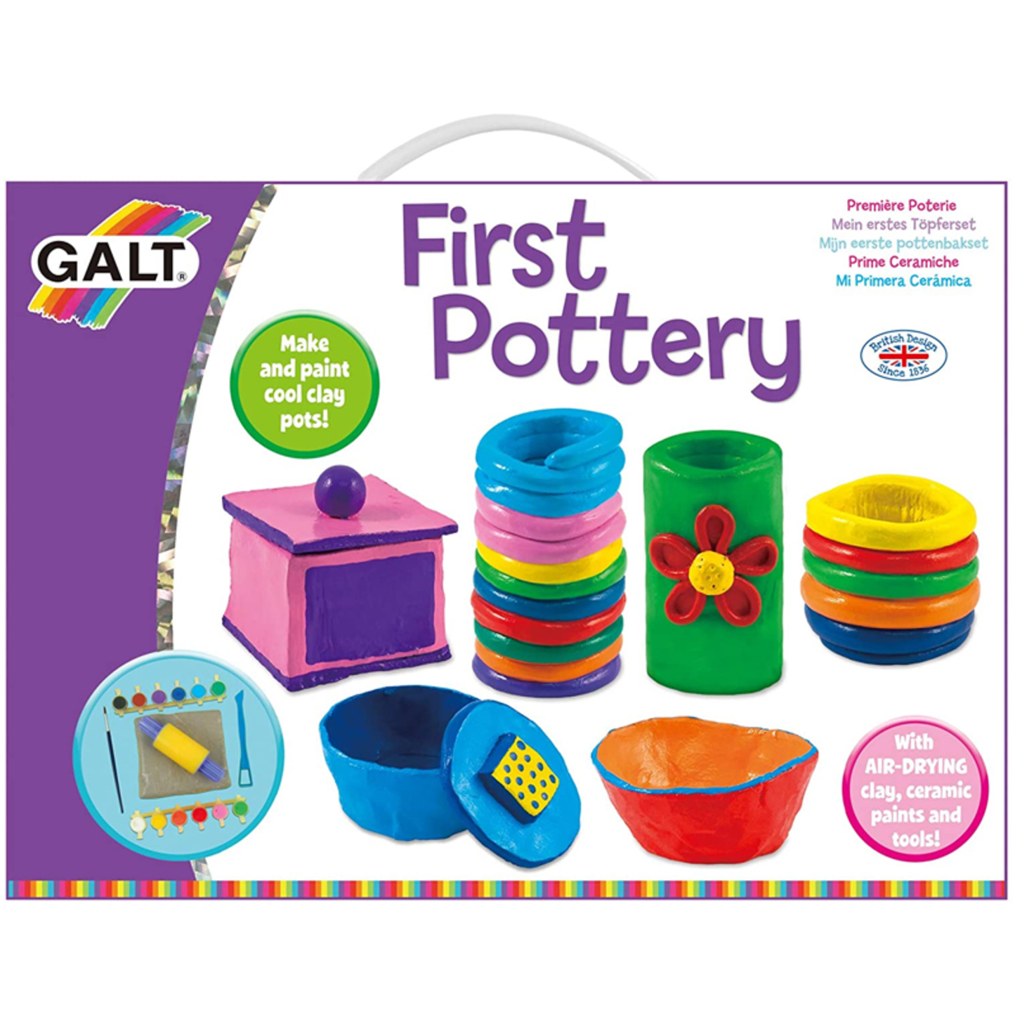 FIRST POTTERY ACTIVITY CASE - (MULTI COLORED)