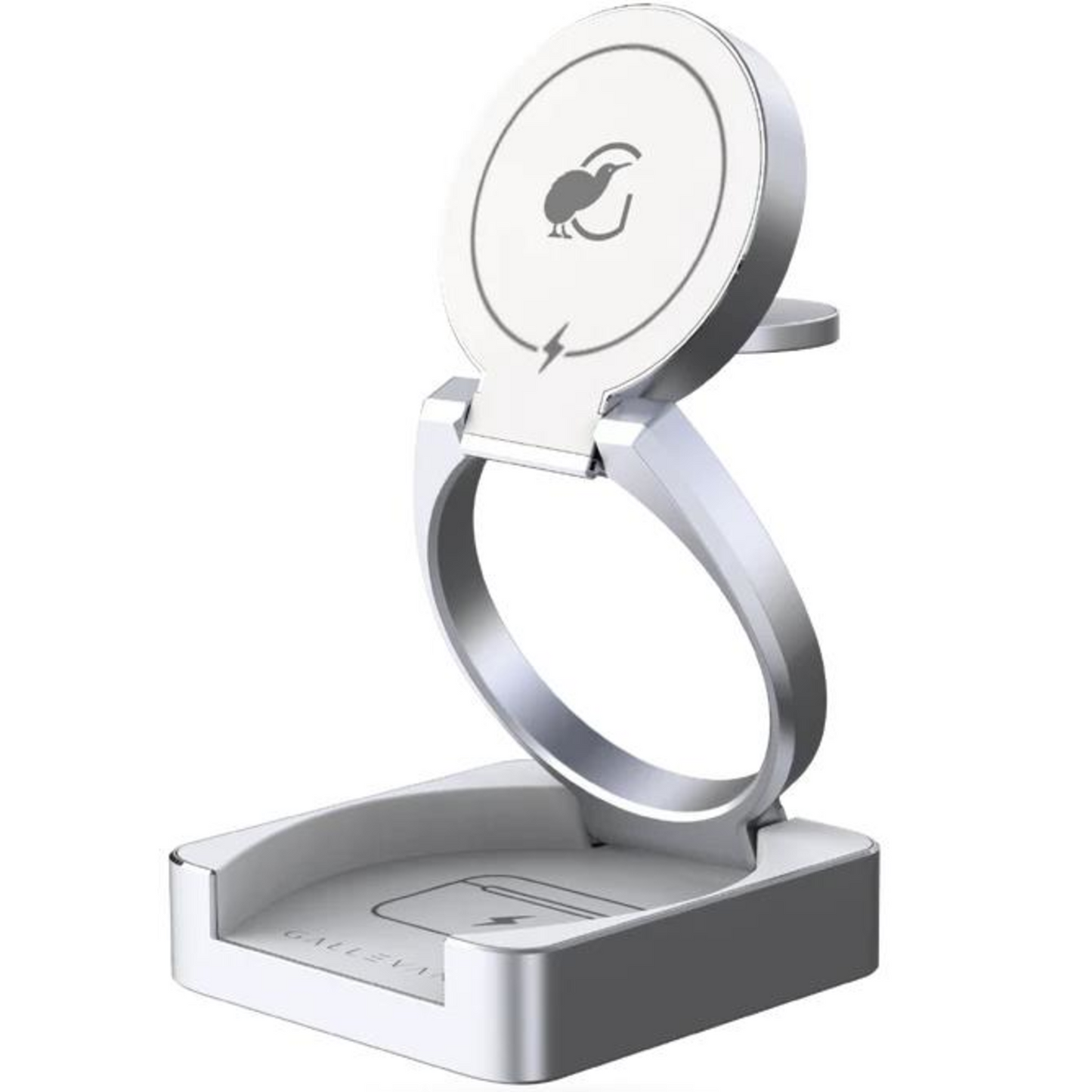 GALLEVANT 3-IN-1 WIRELESS FOLDABLE CHARGING DOCK - WHITE