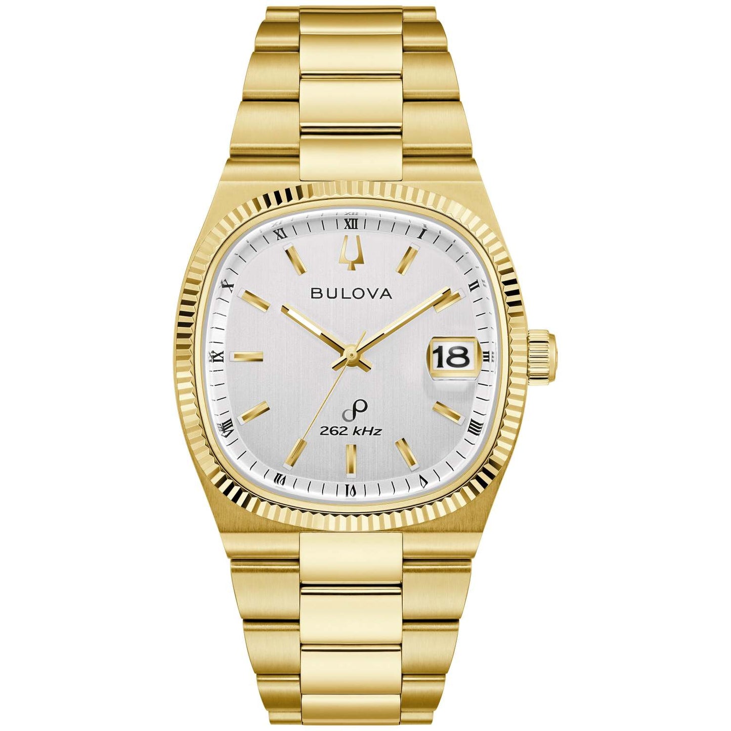 MEN'S SUPER SEVILLE GOLD-TONE STAINLESS STEEL WATCH, SILVER DIAL