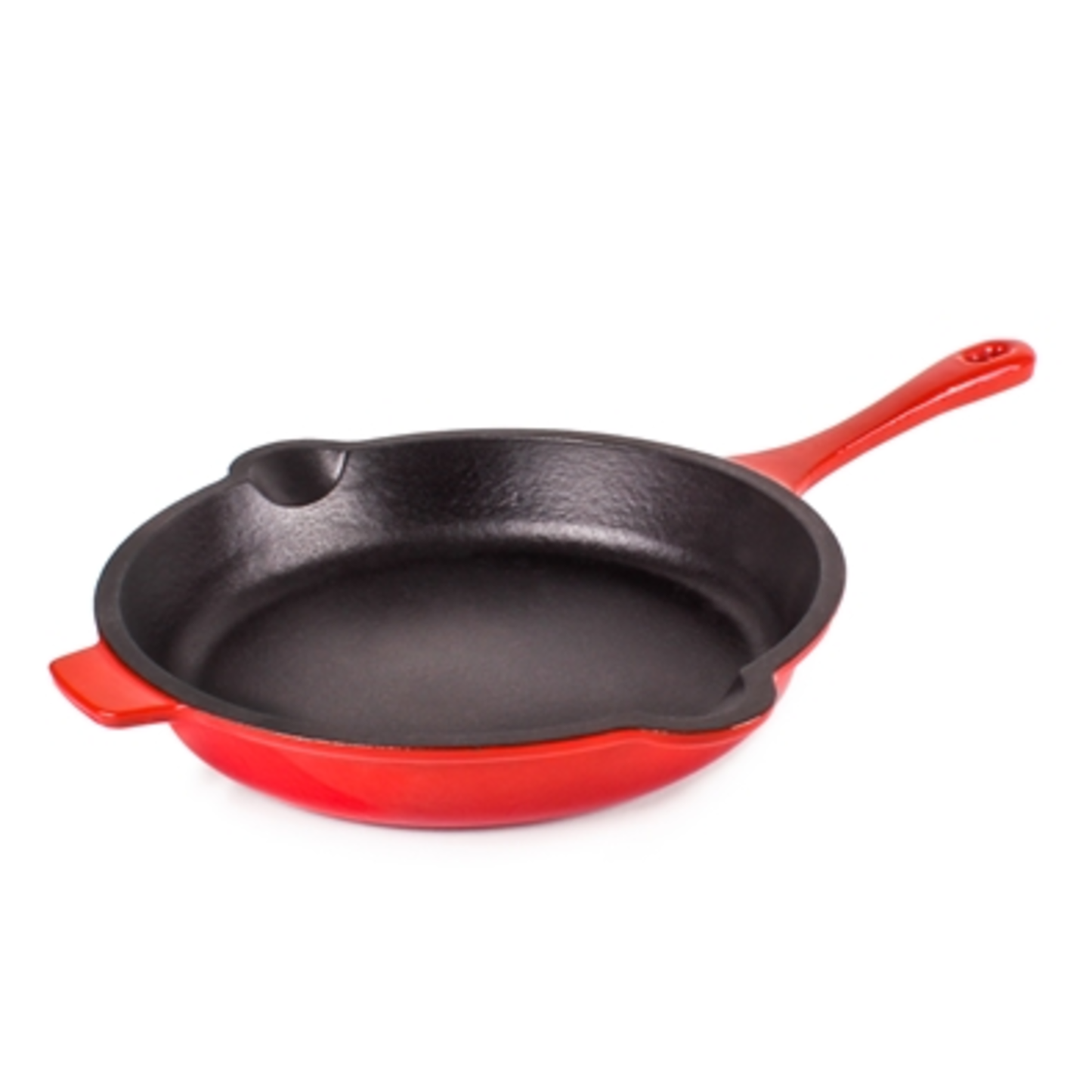 NEO 10" CAST IRON FRY PAN, RED