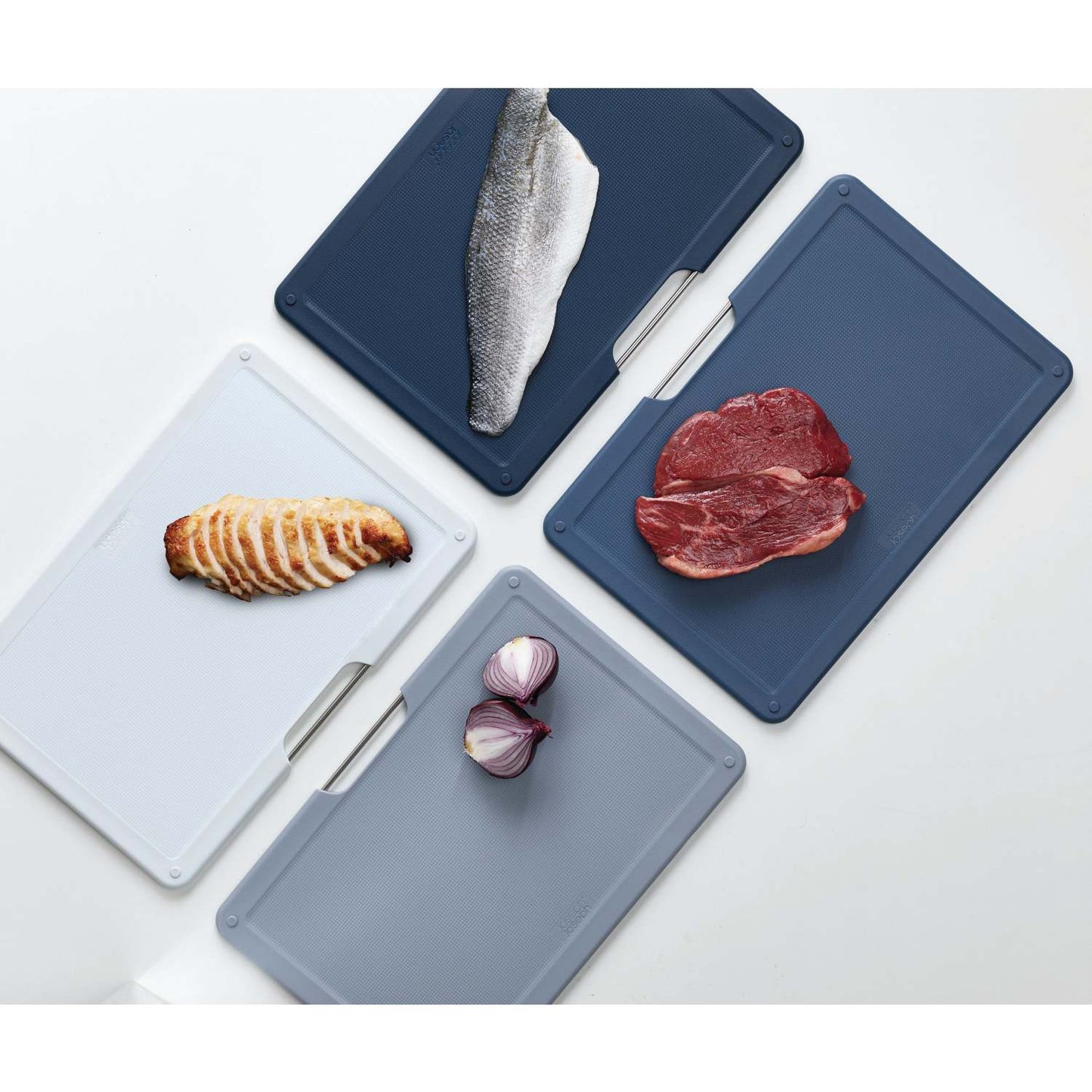 FOLIO 4PC CUTTING BOARD SET GRAY