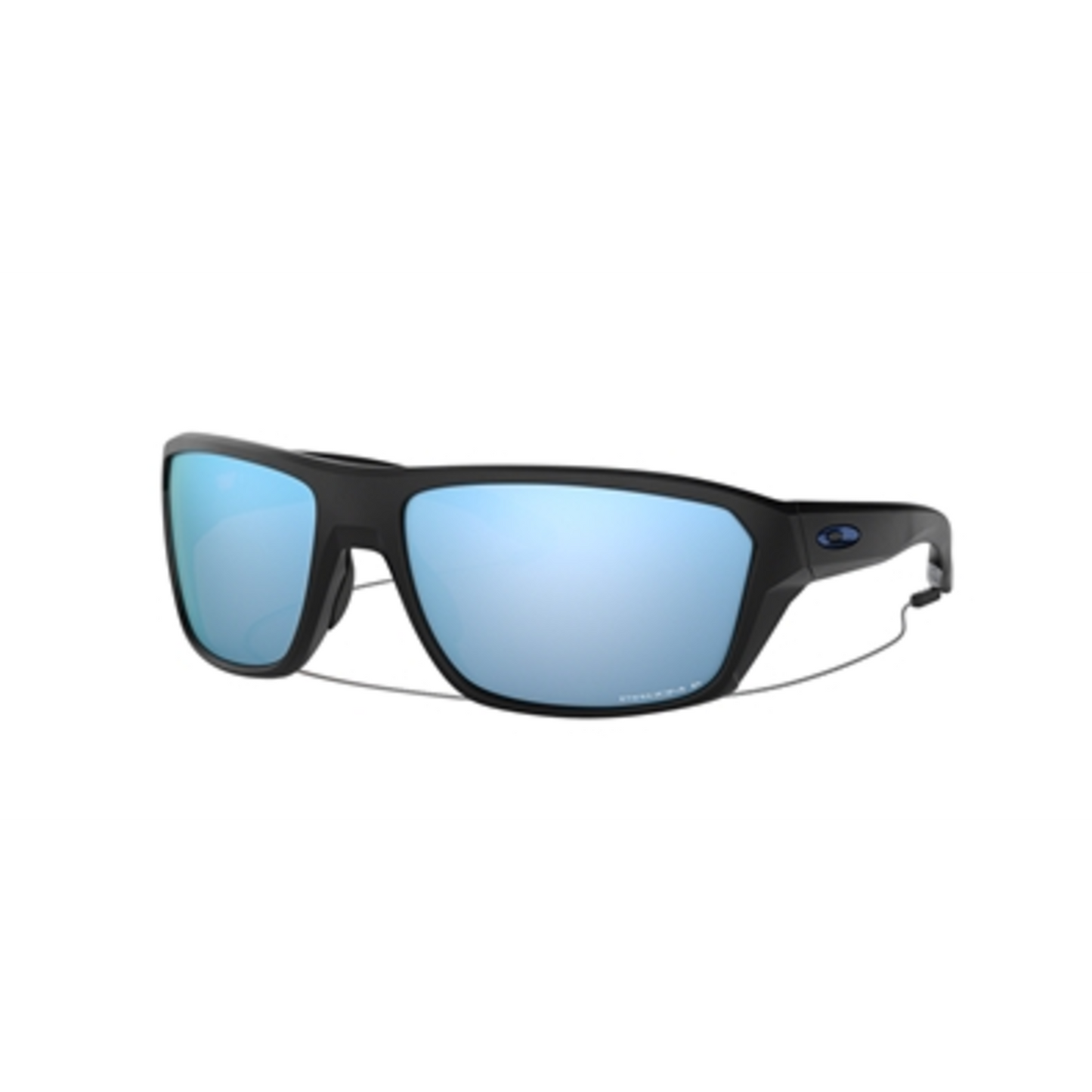 SPLIT SHOT UNISEX SUNGLASSES POLARIZED, MATTE BLACK, PRIZM DEEP WATER, 64