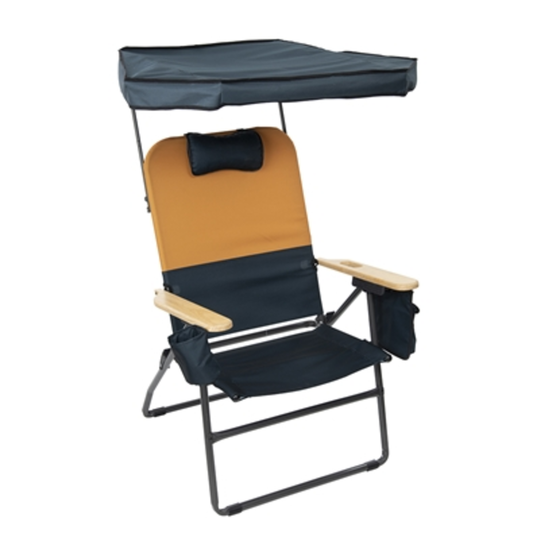 SELKIRK 4 POSITION CHAIR, ORANGE/NAVY, XXL
