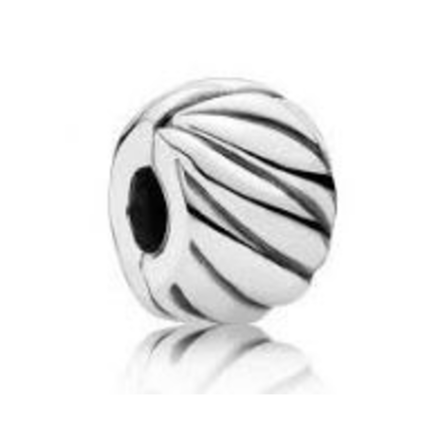 FEATHERED CLIP, STERLING SILVER