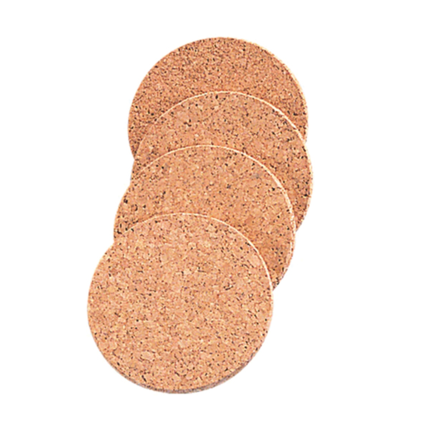 4 NATURAL CORK COASTERS