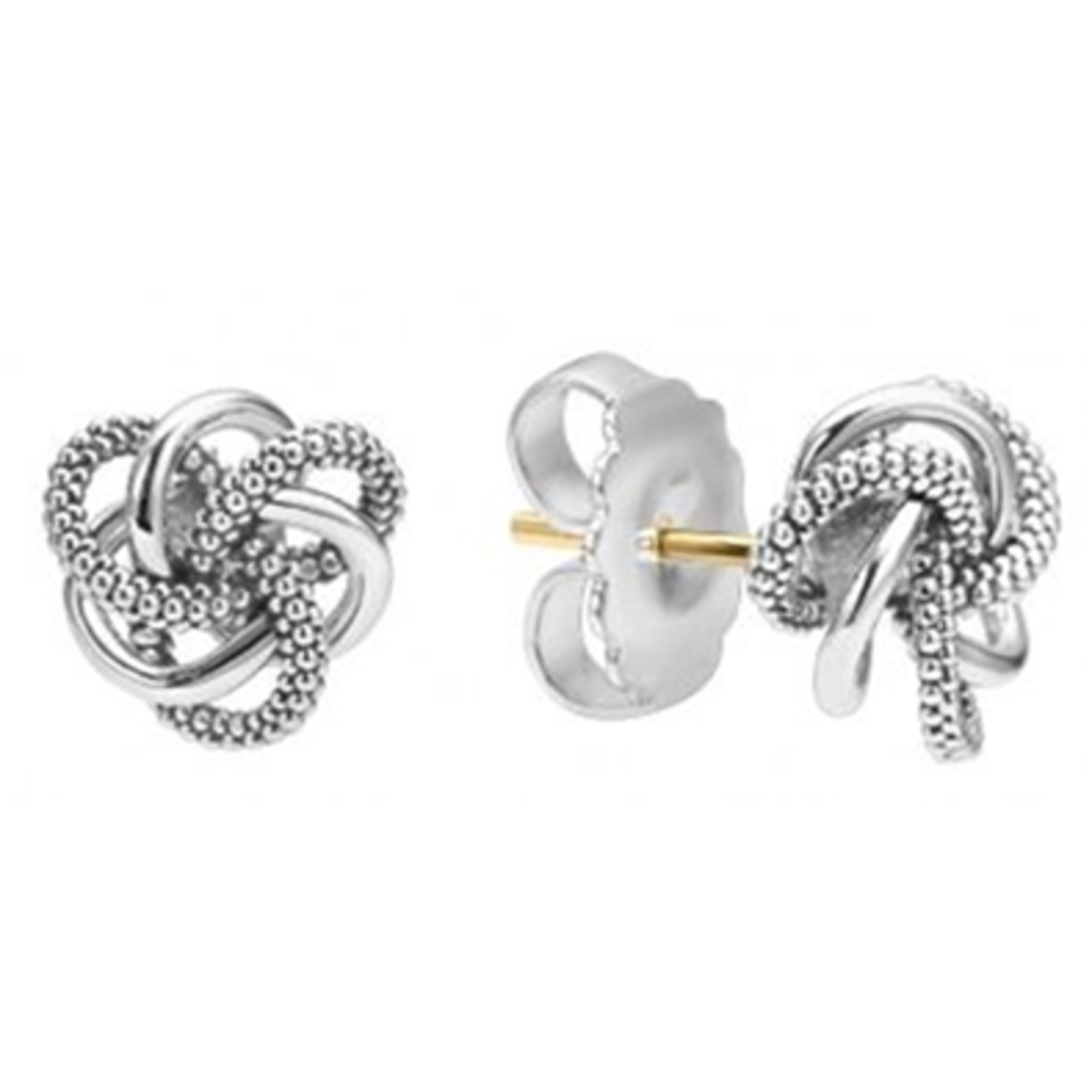 LOVE KNOT STUD EARRINGS