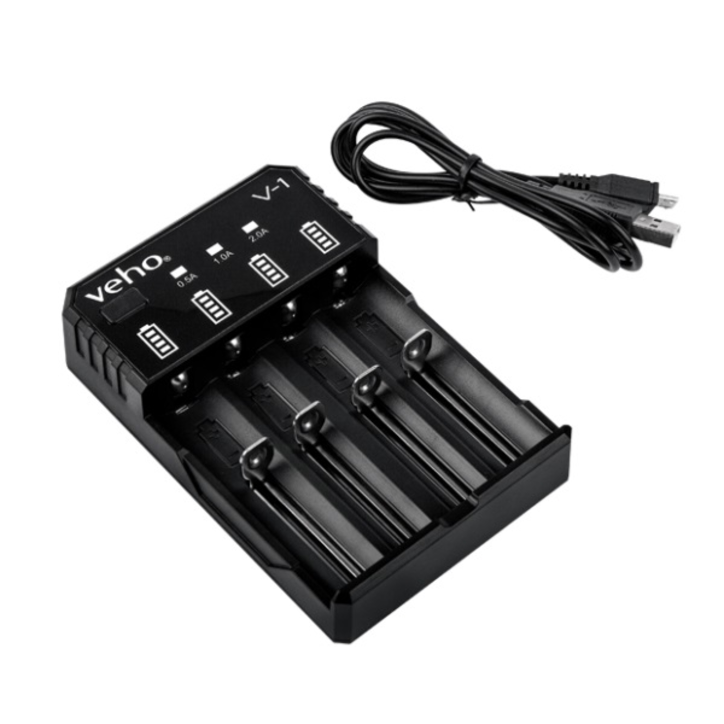 VEHO V-1 USB RECHARGEABLE 5V/2A BATTERY CHARGER