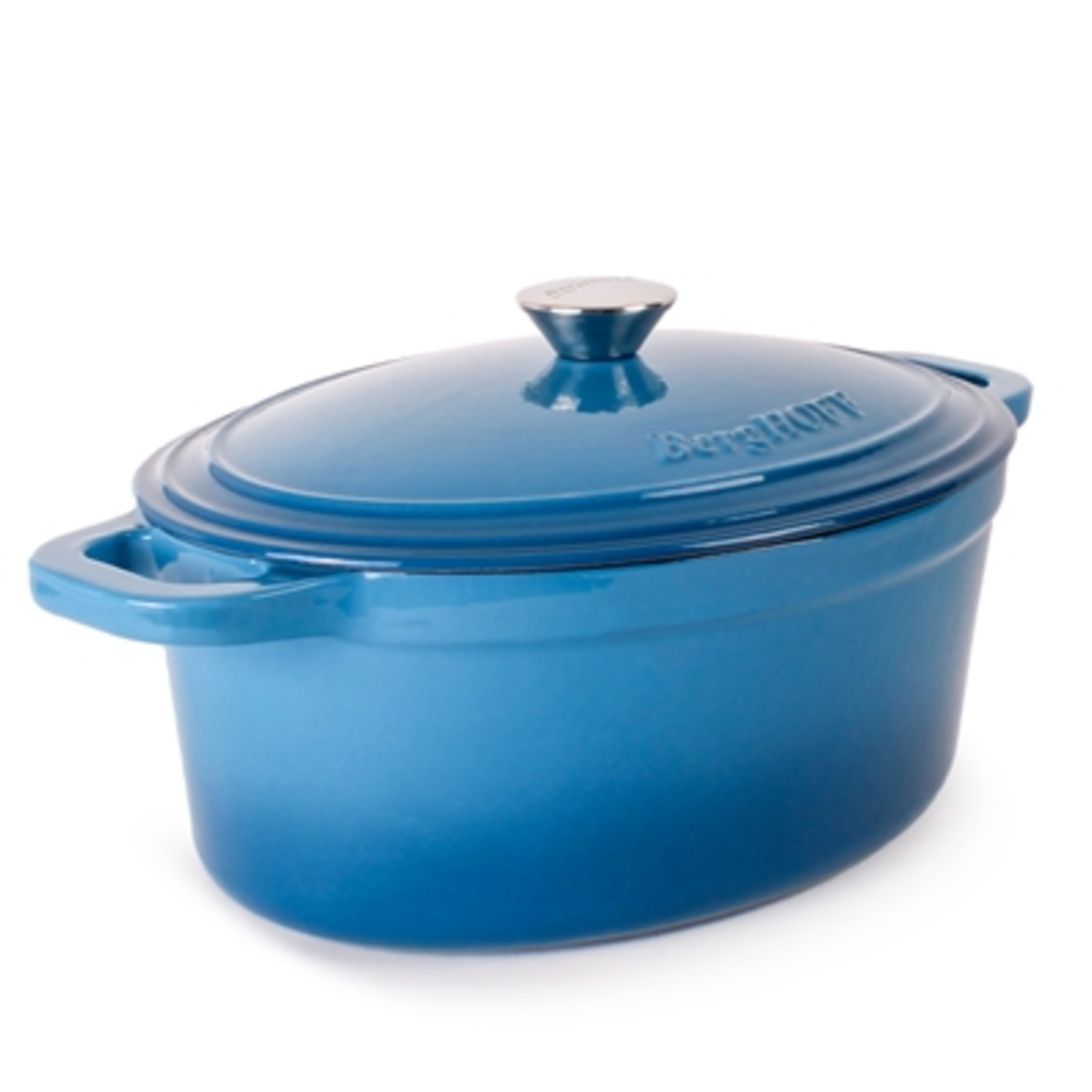 NEO COVERED OVAL CAST IRON DUTCH OVEN, BLUE, 8 QT