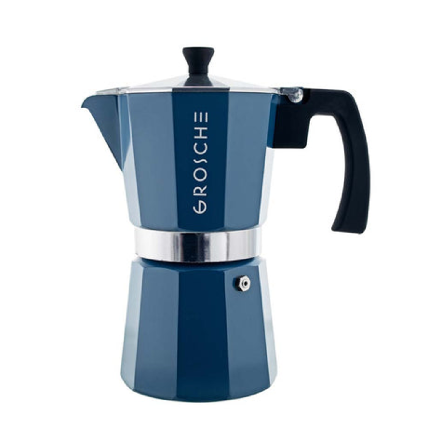 GROSCHE MILANO STOVETOP ESPRESSO MAKER 9 CUP - BLUE
