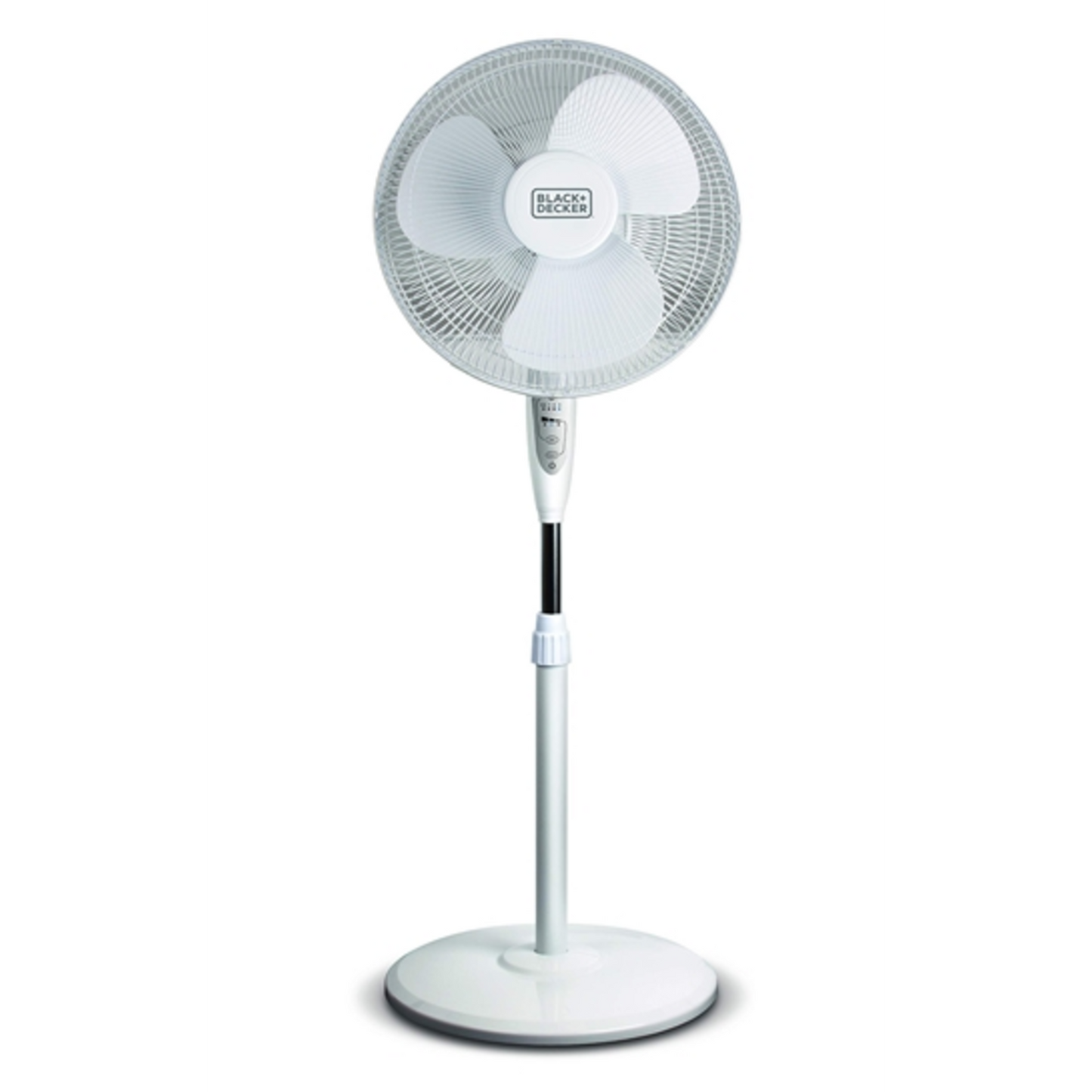 STAND FAN, WHITE, 16"