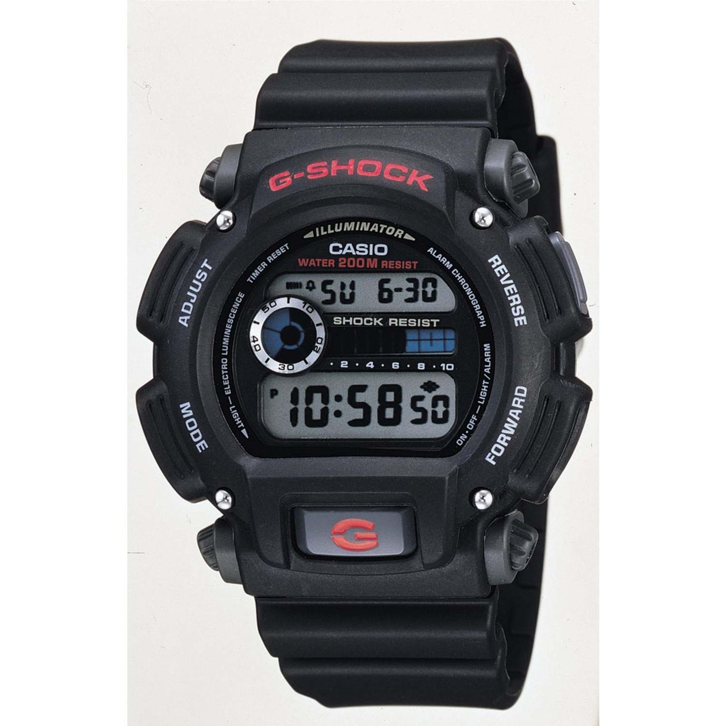 G-SHOCK ILLUMINATOR WATCH RED