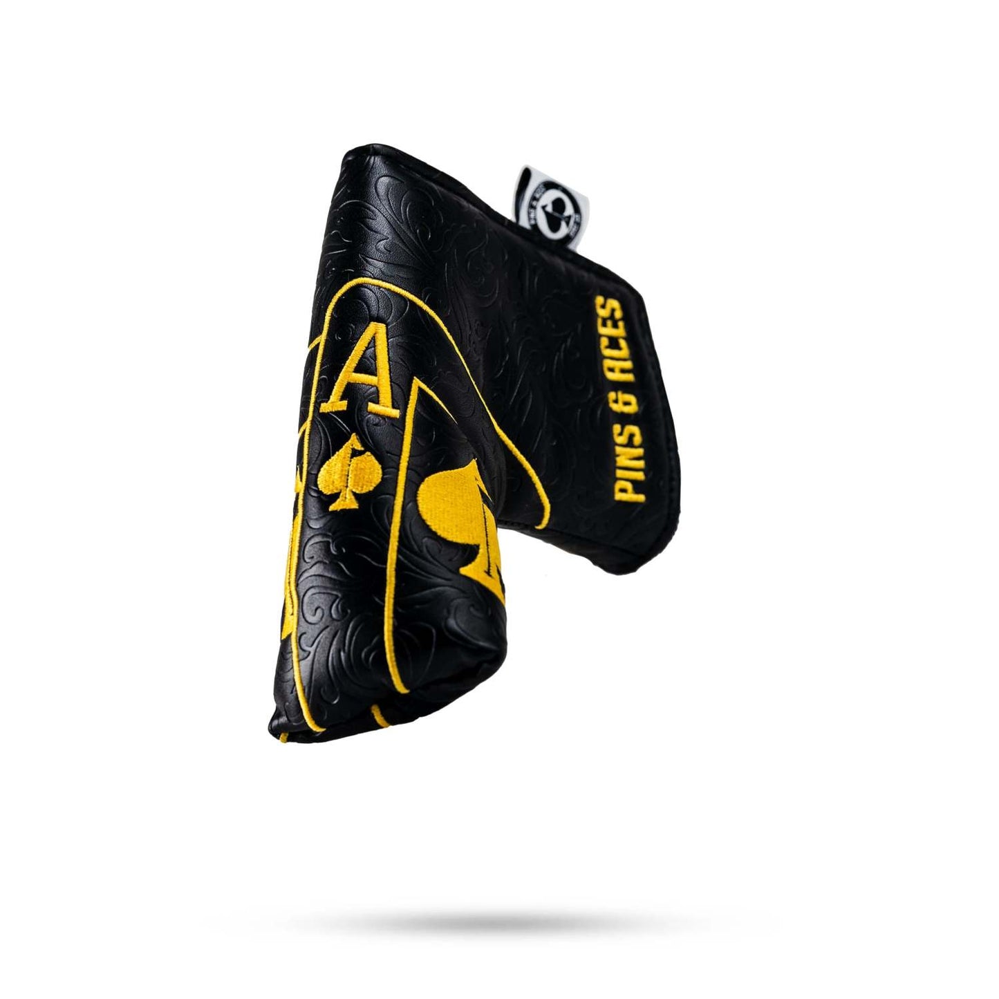 BLACK/GOLD ACE OF SPADES - BLADE PUTTER COVER