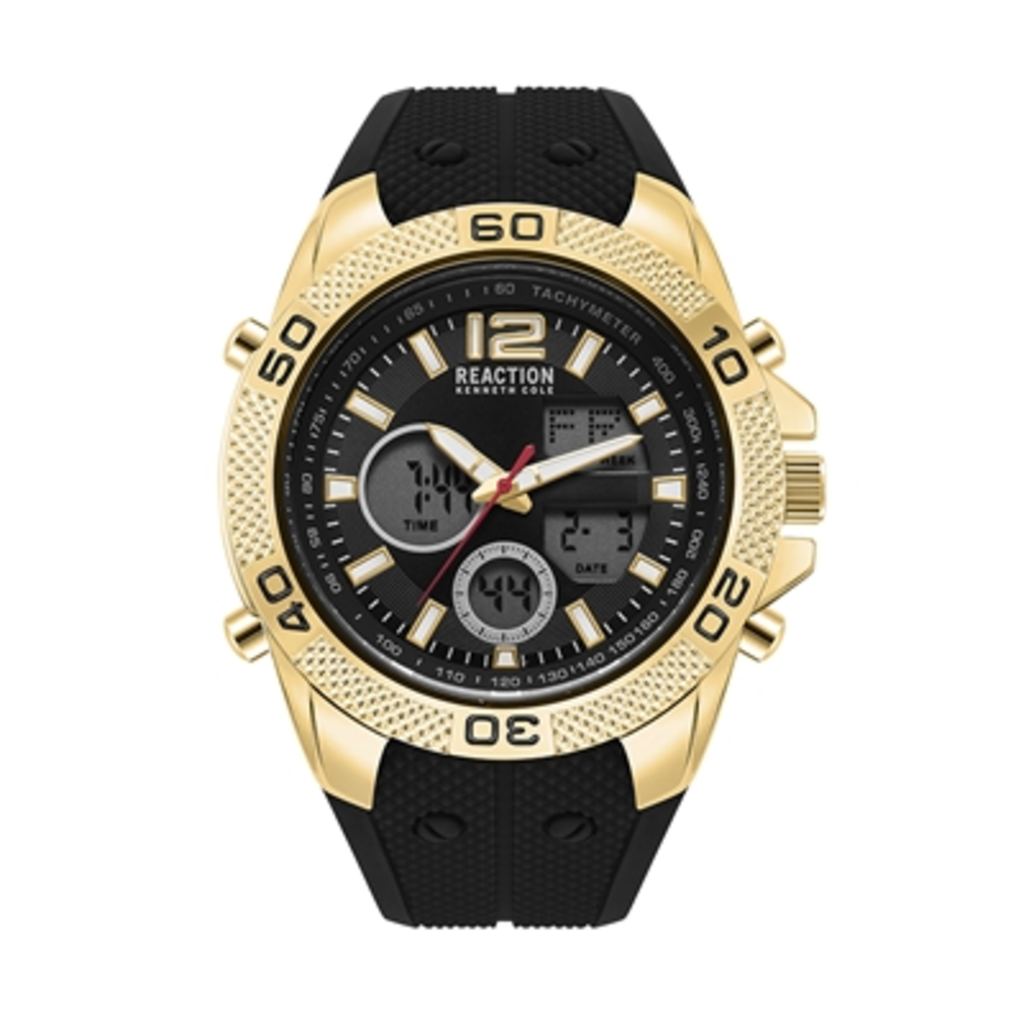 ANA-DIGI WATCH, BLACK, MENS STANDARD