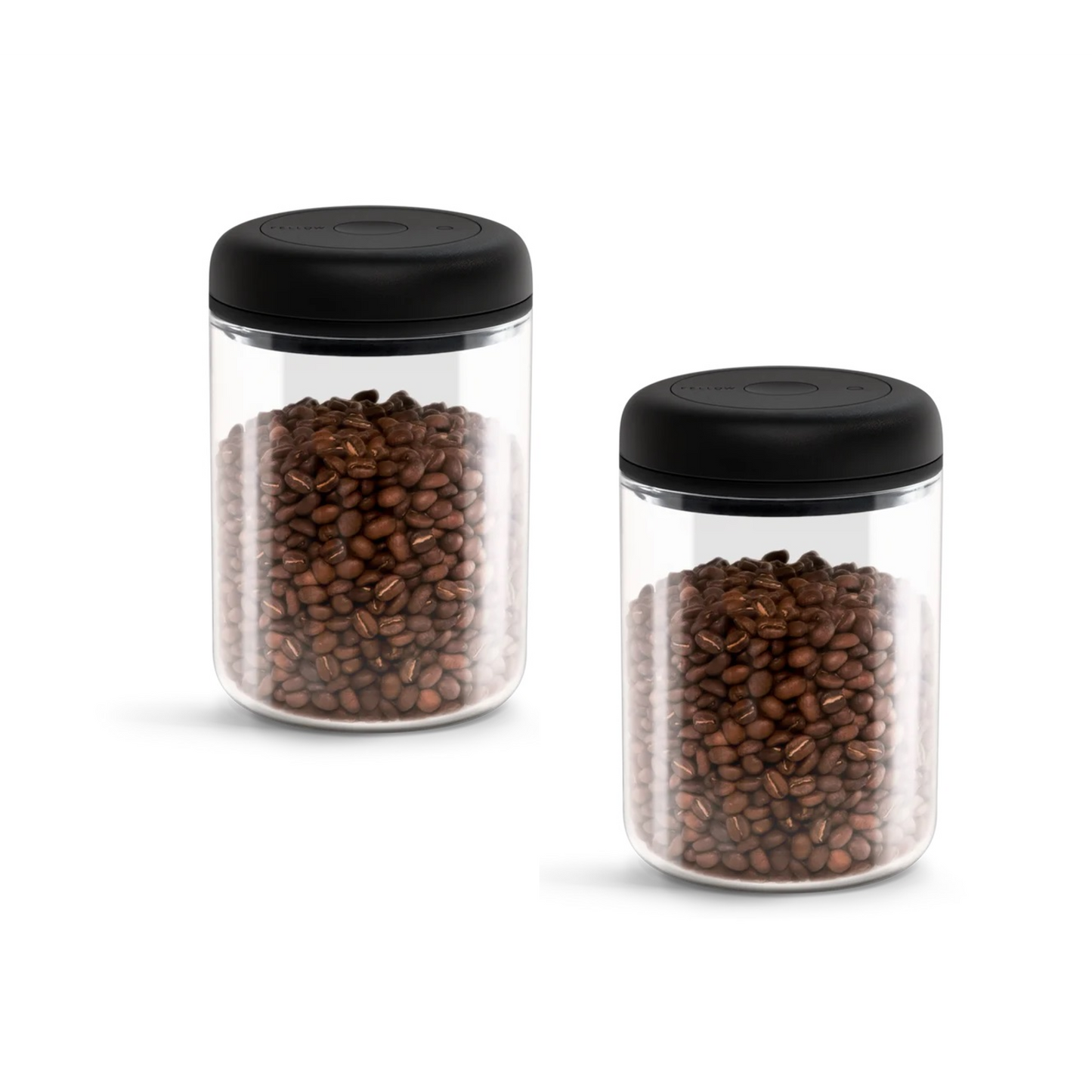FELLOW ATMOS 1.2L VACUUM CANISTER - CLEAR GLASS - SET OF 2