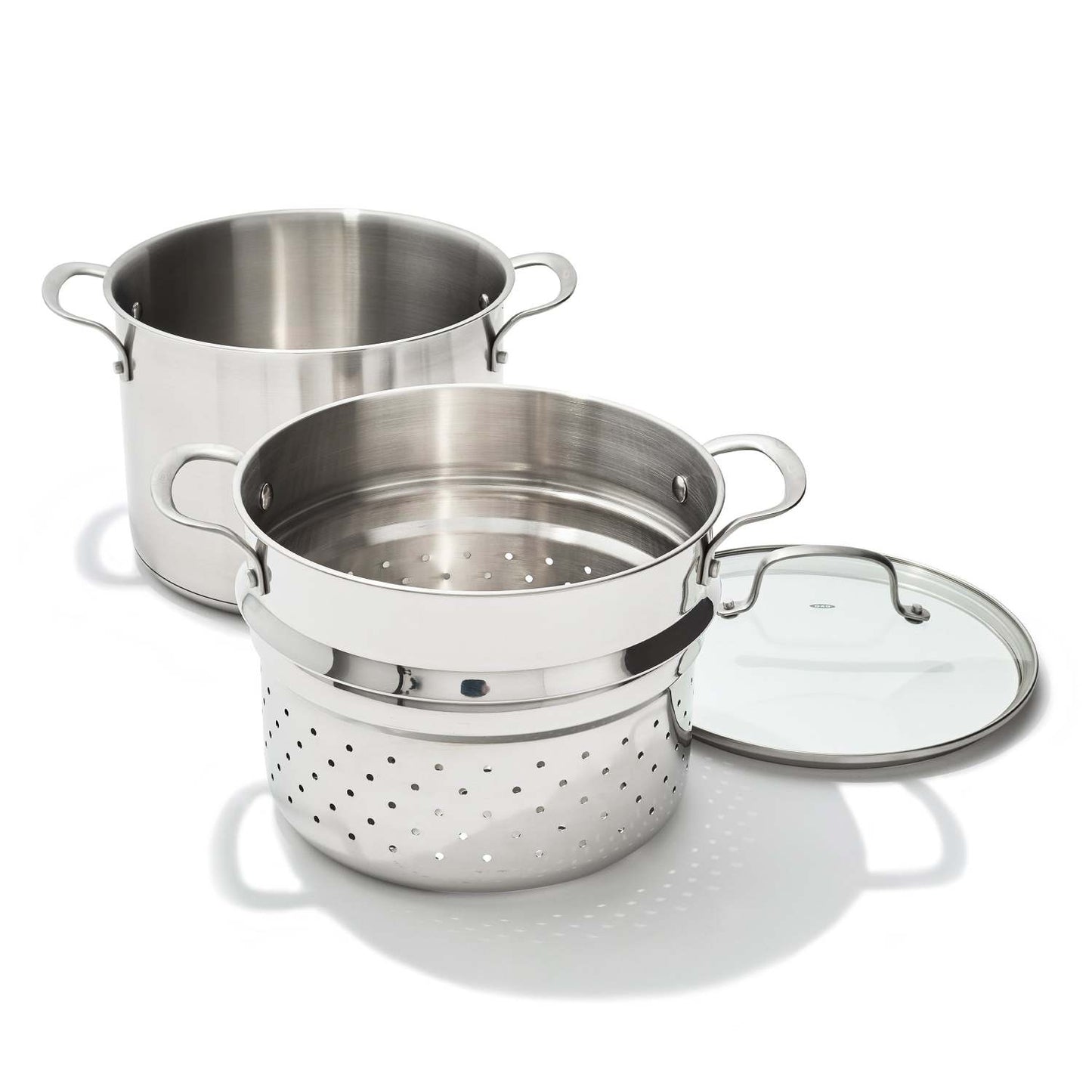AGILITY 8.4QT STAINLESS STEEL BOILER POT W/ LID & STEAMER INSERT