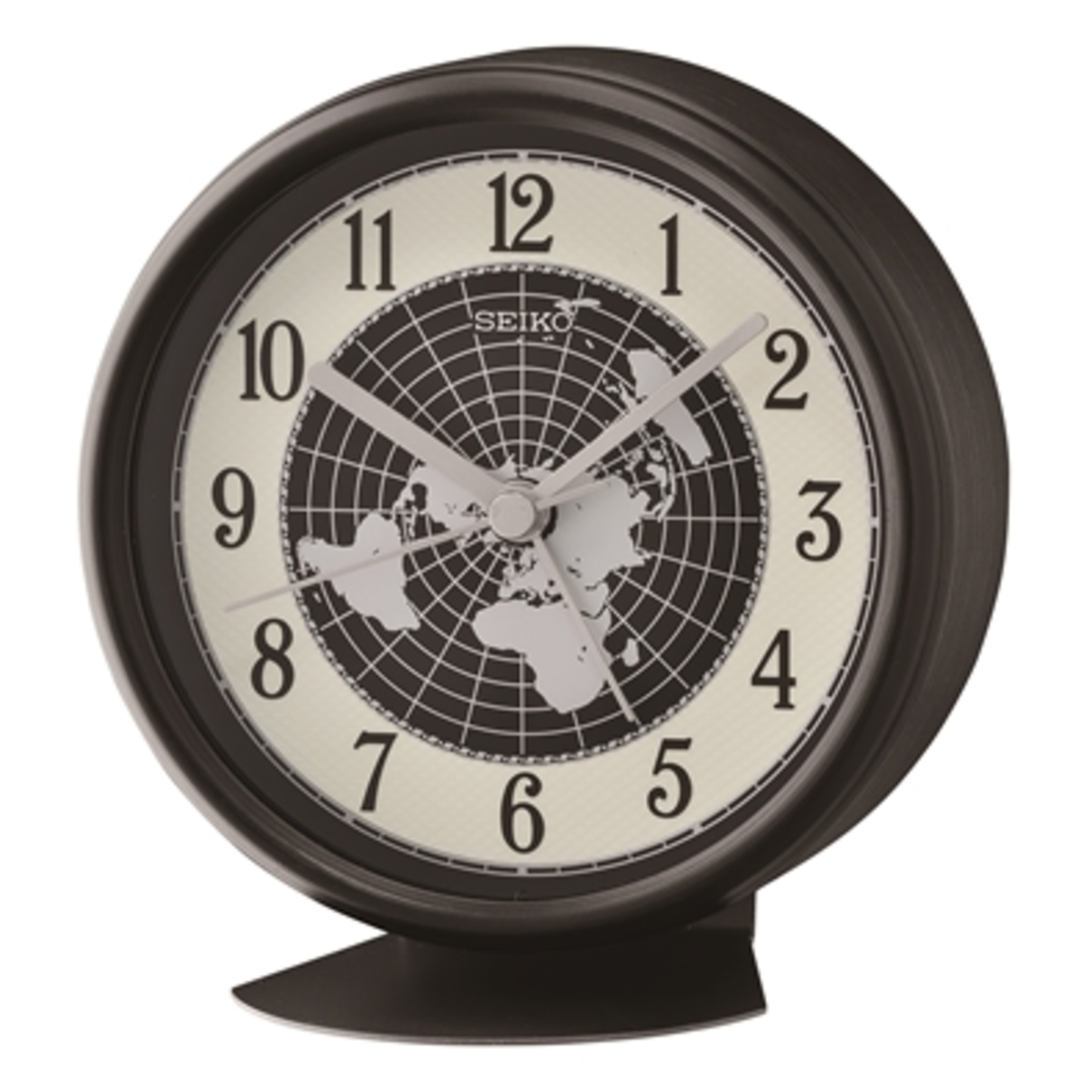 AERO ALARM CLOCK, BLACK MATTE, 4" X 4" X 2.7"