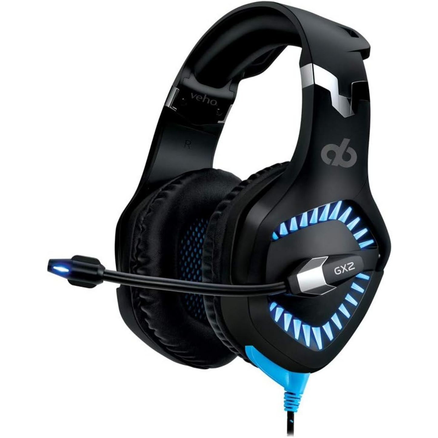 VEHO ALPHA BRAVO GX2 GAMING HEADSET WITH UBU 7.1 SURROUND SOUND - BLACK
