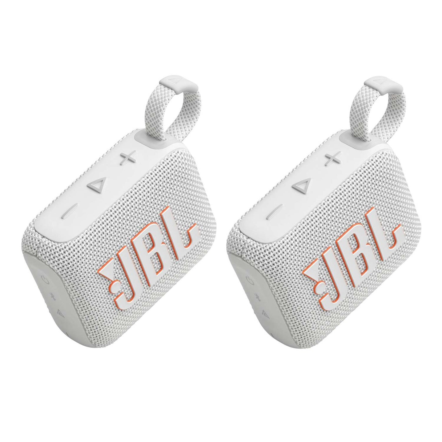 GO 4 ULTRA-PORTABLE BLUETOOTH SPEAKER - SET OF 2 WHITE
