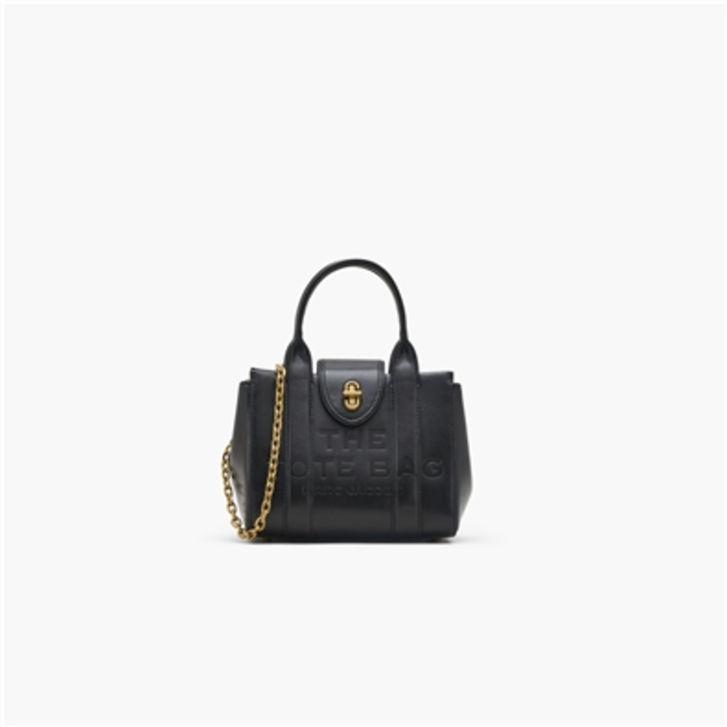 THE TURNLOCK CROSSBODY TOTE BAG, BLACK