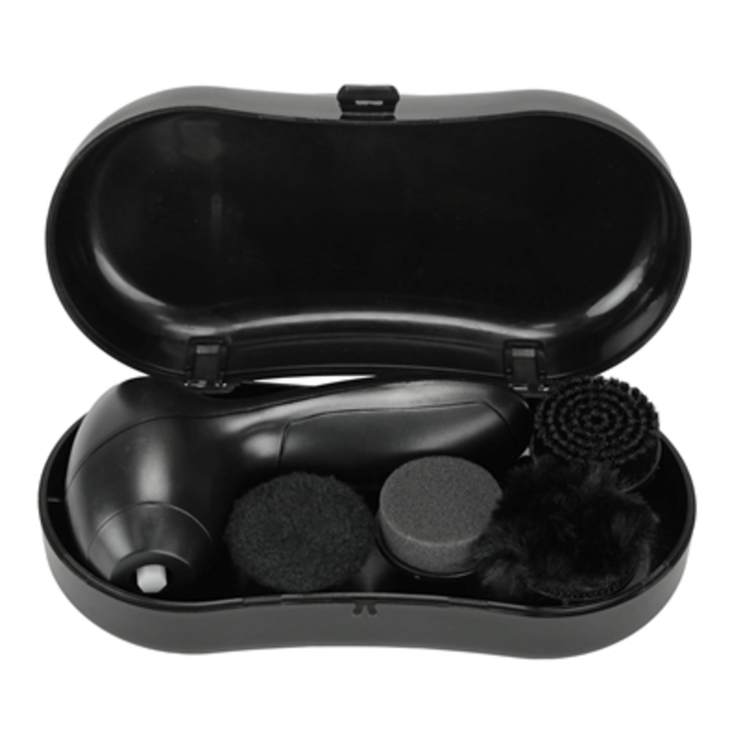 ELECTRIC SHOE CLEANING KIT, BLACK, 5 PIECES