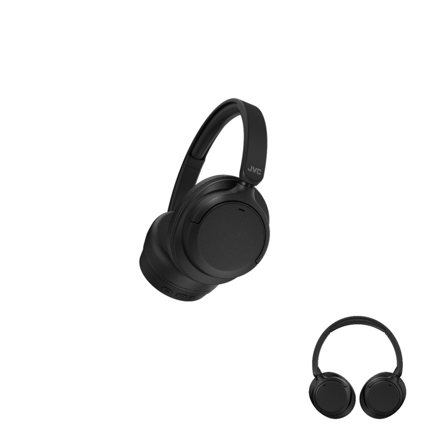 JVC ACTIVE HYBRID NOISE CANCELLING AROUND-THE-EAR HEADPHONES - BLACK