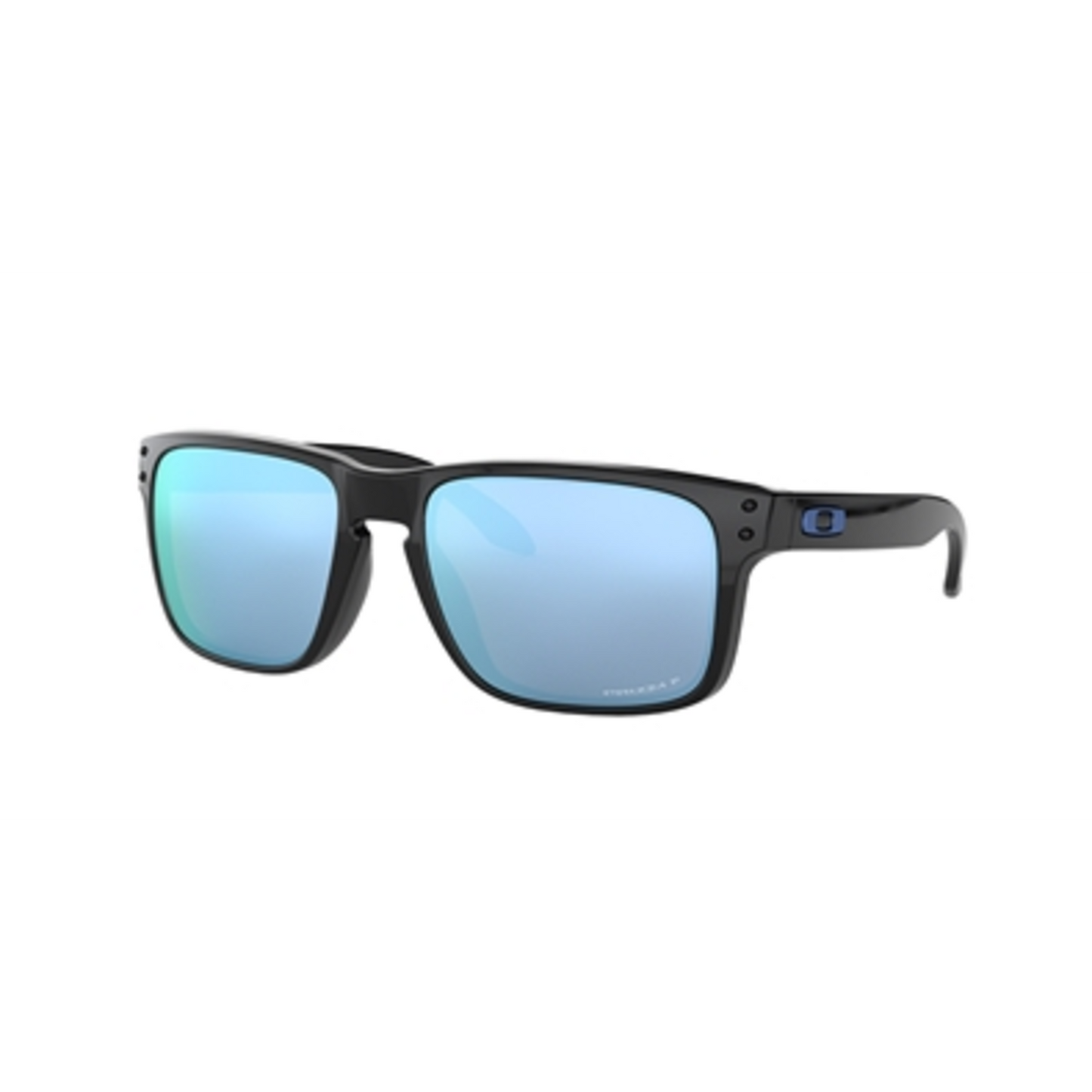 HOLBROOK UNISEX SUNGLASSES POLARIZED, POLISHED BLACK, PRIZM DEEP WATER, 55