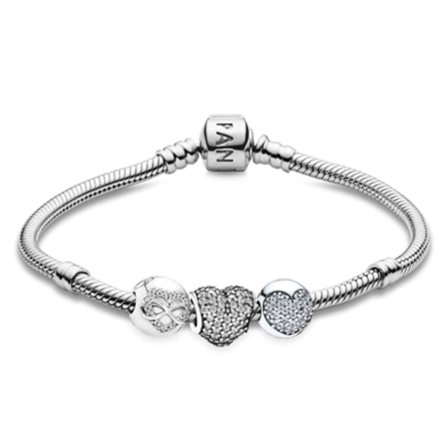 CLEAR STONE, CHARM HEART, CAN'T LOSE, 7.5"