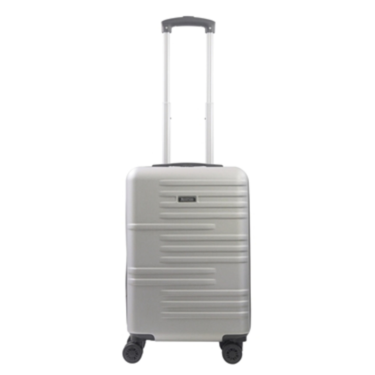 HARDSIDE CARRY-ON LUGGAGE, SILVER GREY, 22.5"