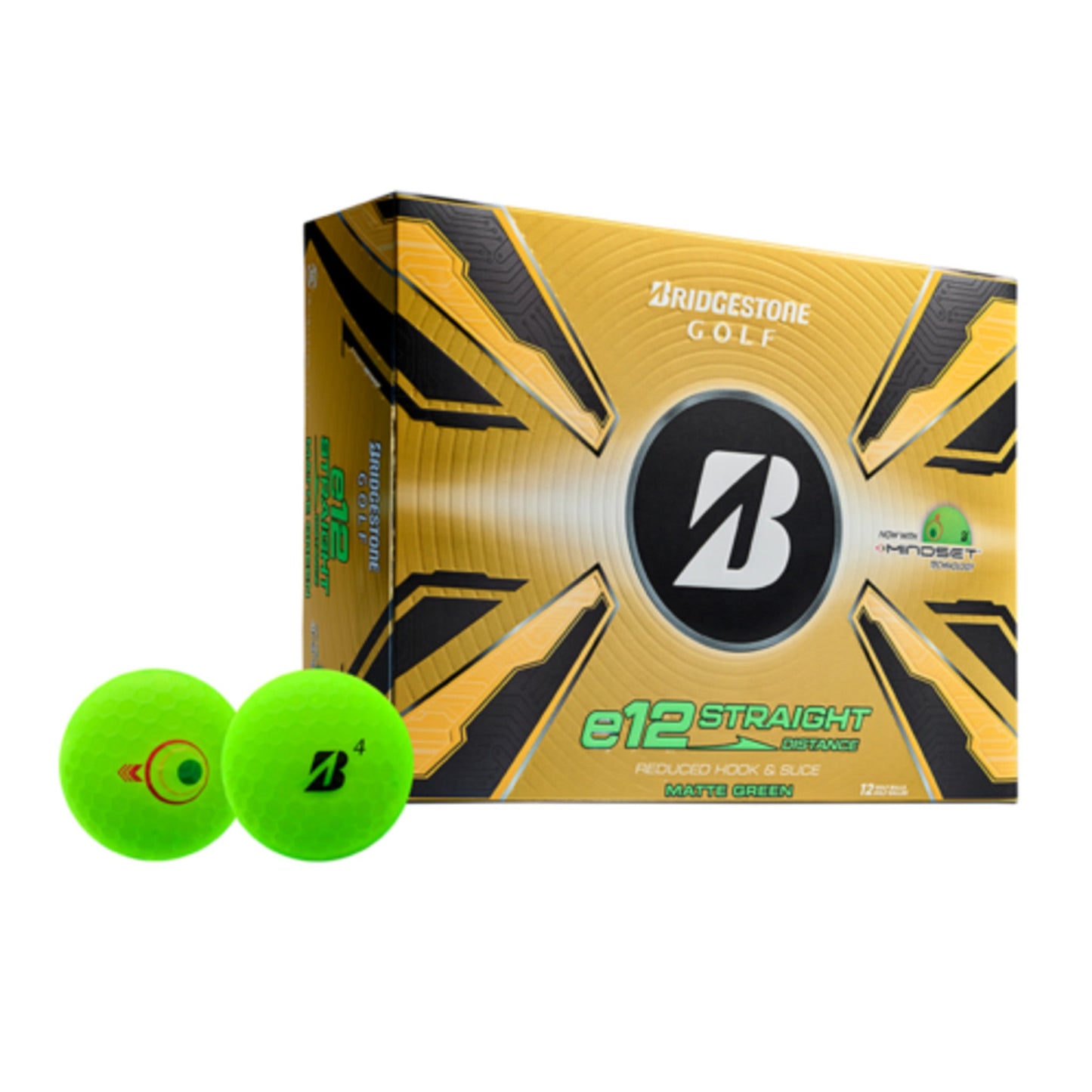BRIDGESTONE E12 STRAIGHT GOLF BALLS