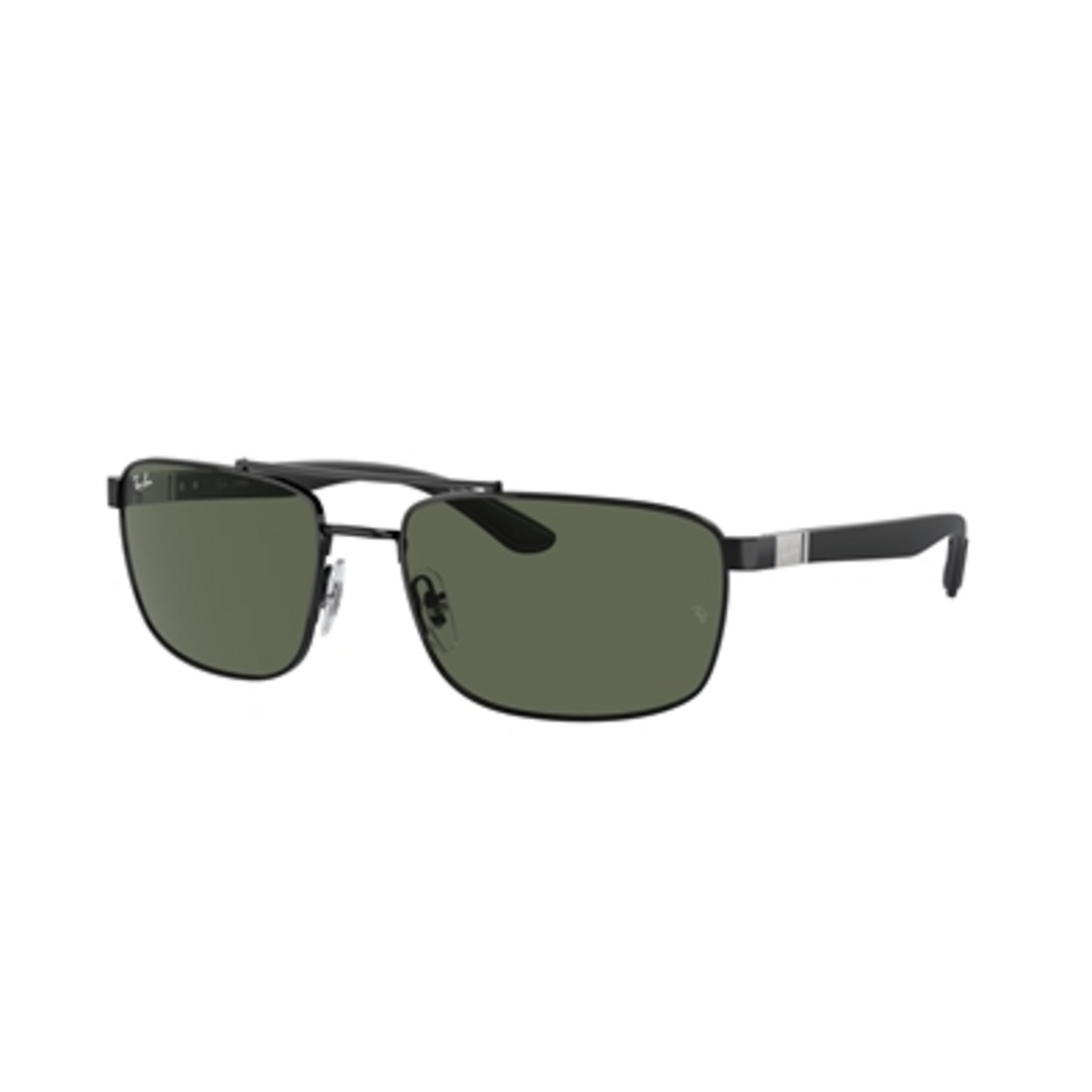 MEN'S NON-POLARIZED SUNGLASSES, BLACK/GREEN, 60