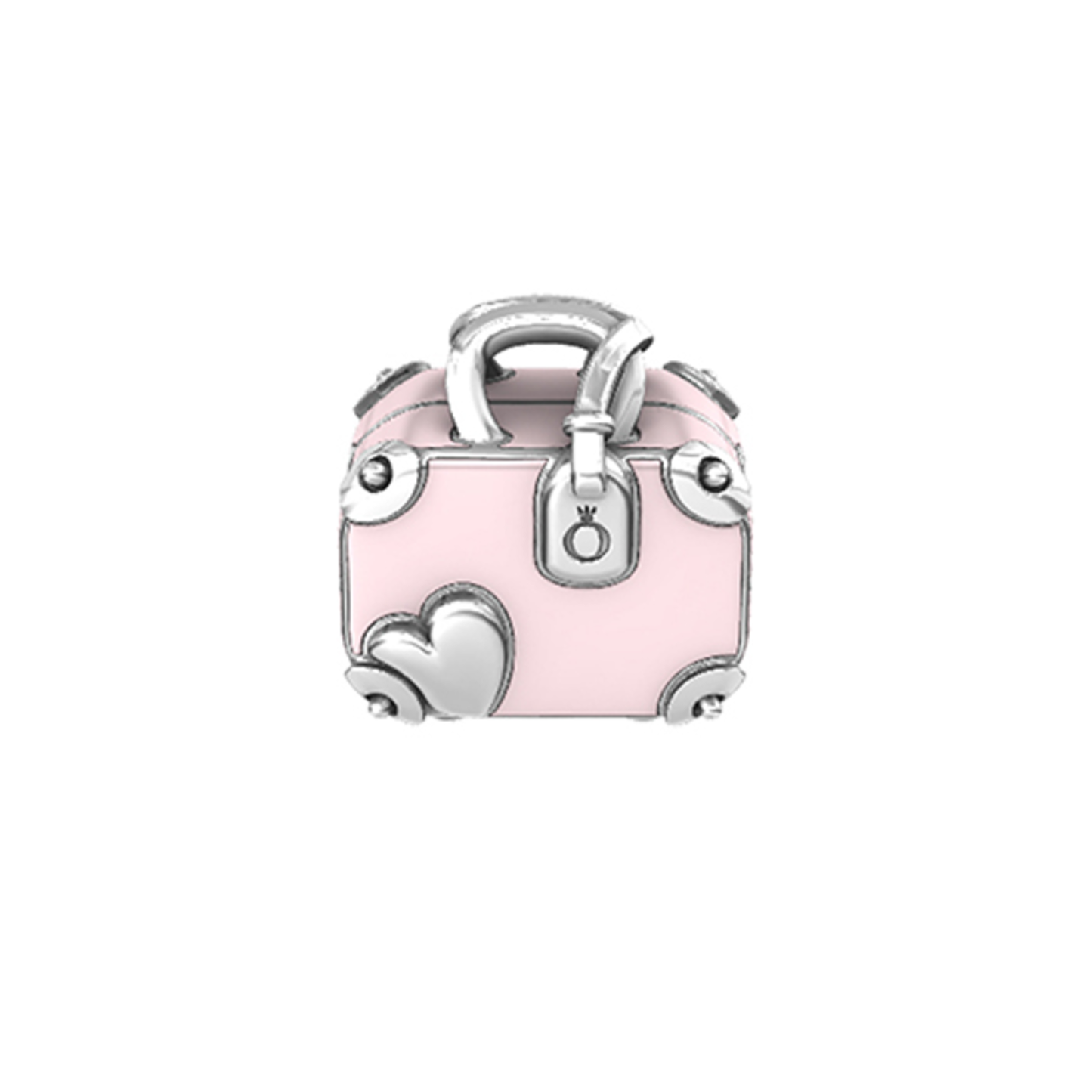 PINK TRAVEL BAG CHARM, PINK