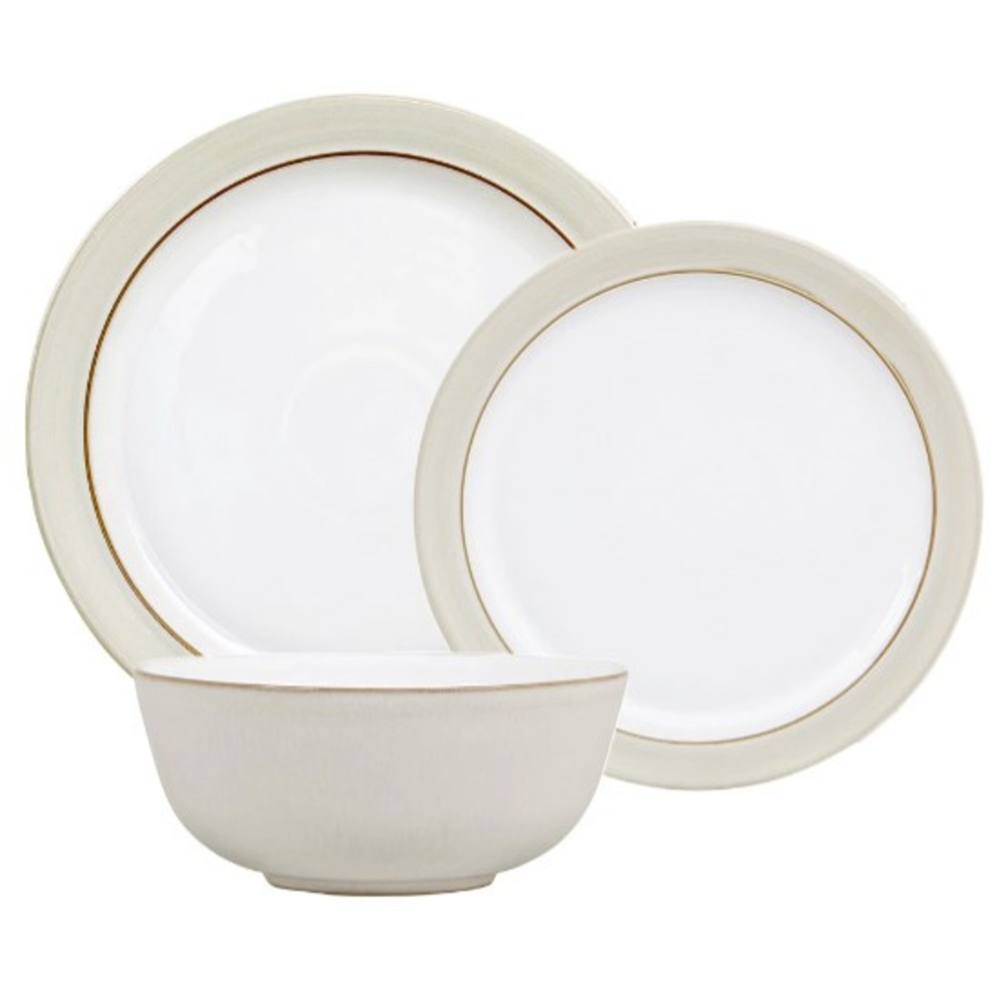 DENBY NATURAL CANVAS 12PC DINNERWARE SET