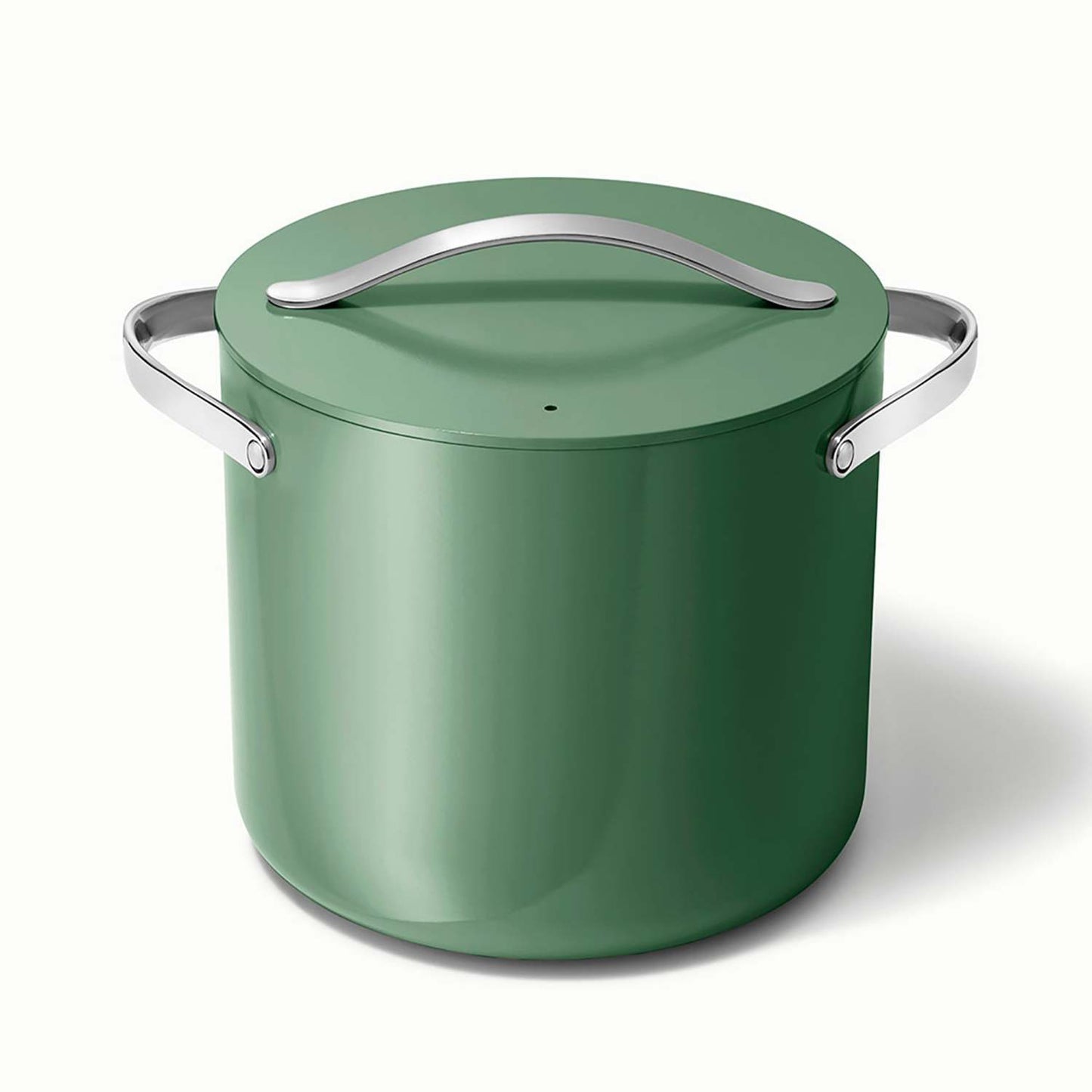 12QT NONSTICK CERAMIC STOCKPOT W/ LID SAGE