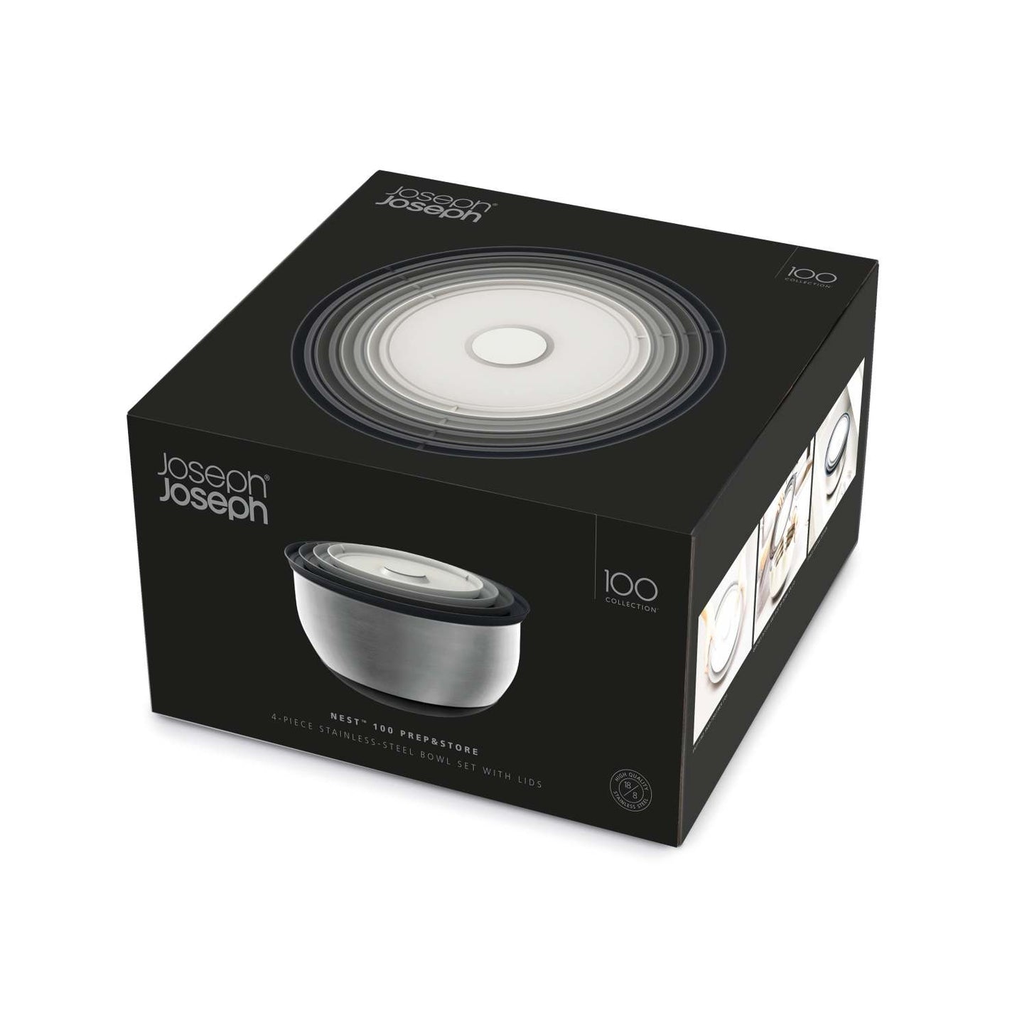 NEST PREP & STORE 8PC STEEL BOWL SET