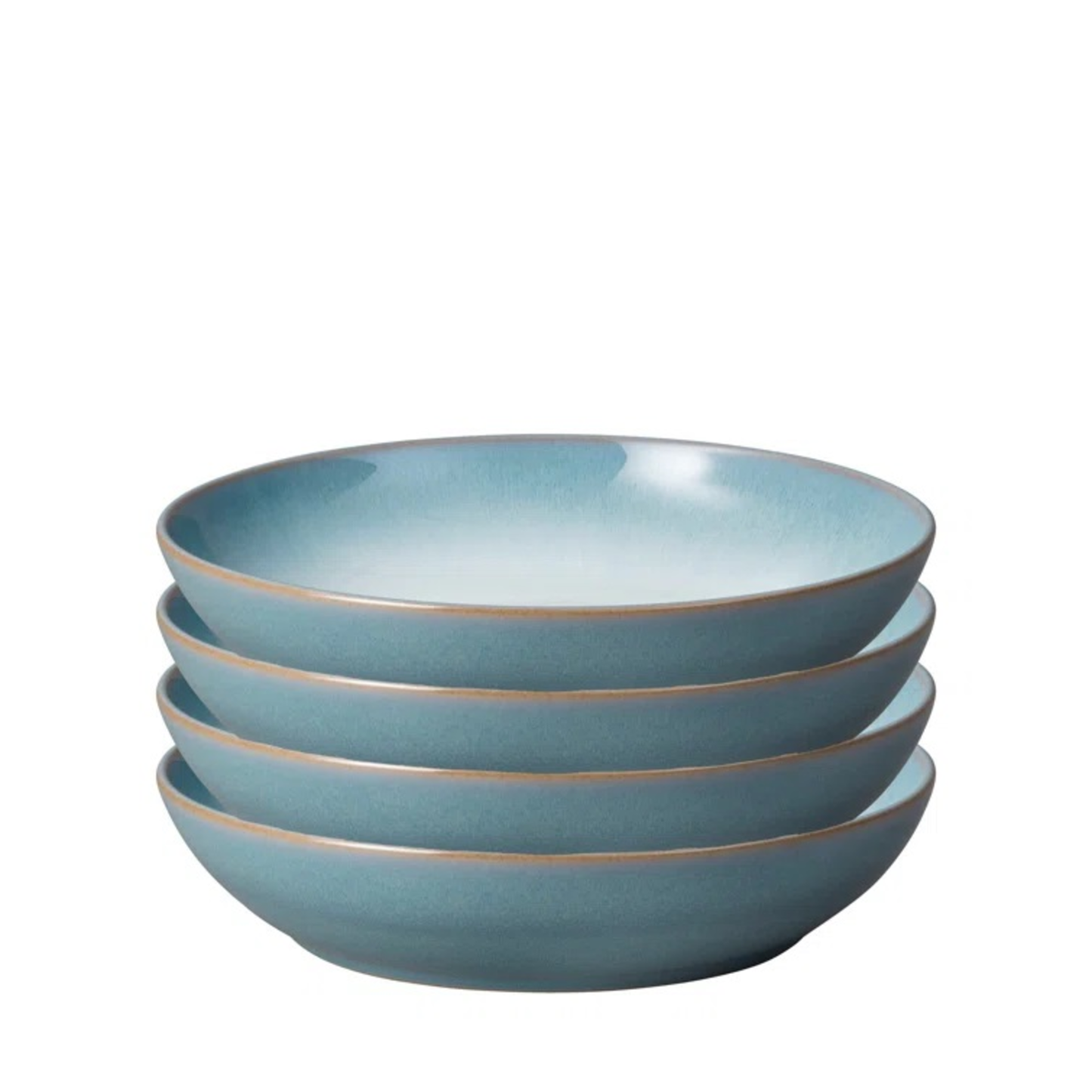 DENBY AZURE HAZE COUPE SET OF 4 PASTA BOWLS