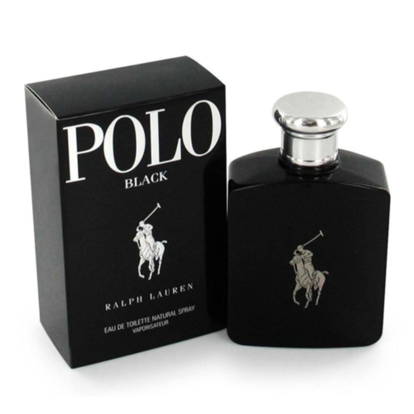 RALPH LAUREN POLO BLACK FOR MEN - 4.2 FL OZ