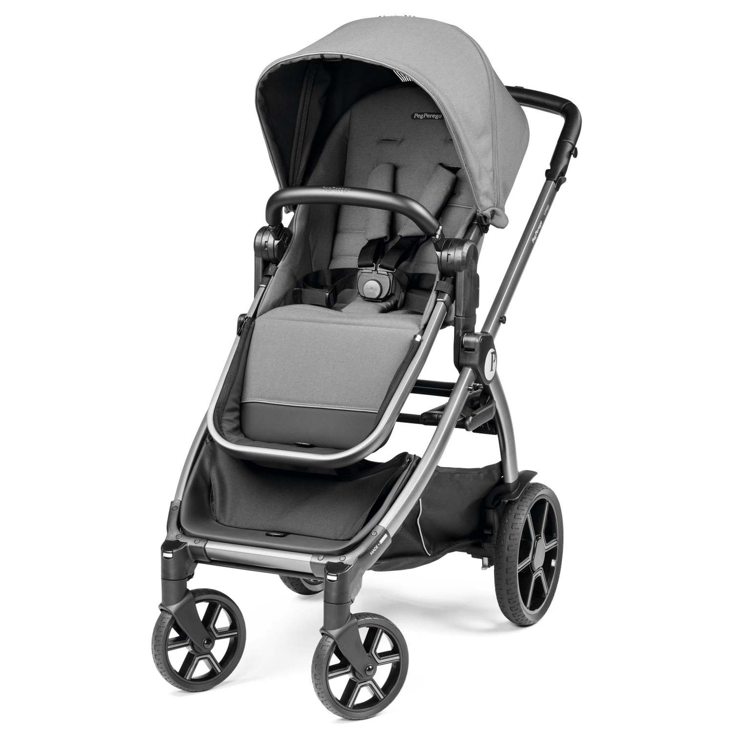 YPSI SINGLE TO DOUBLE STROLLER W/ REVERSIBLE SEAT MERCURY