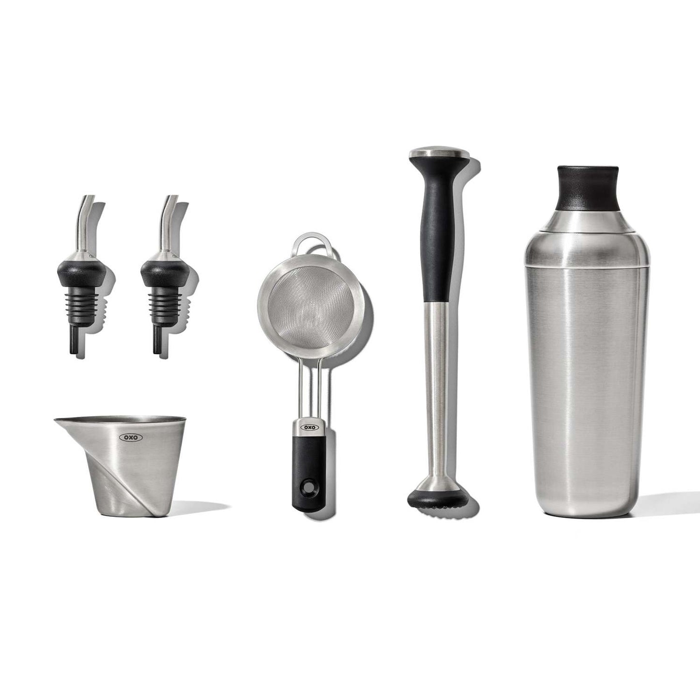 STEEL 6PC BARWARE SET