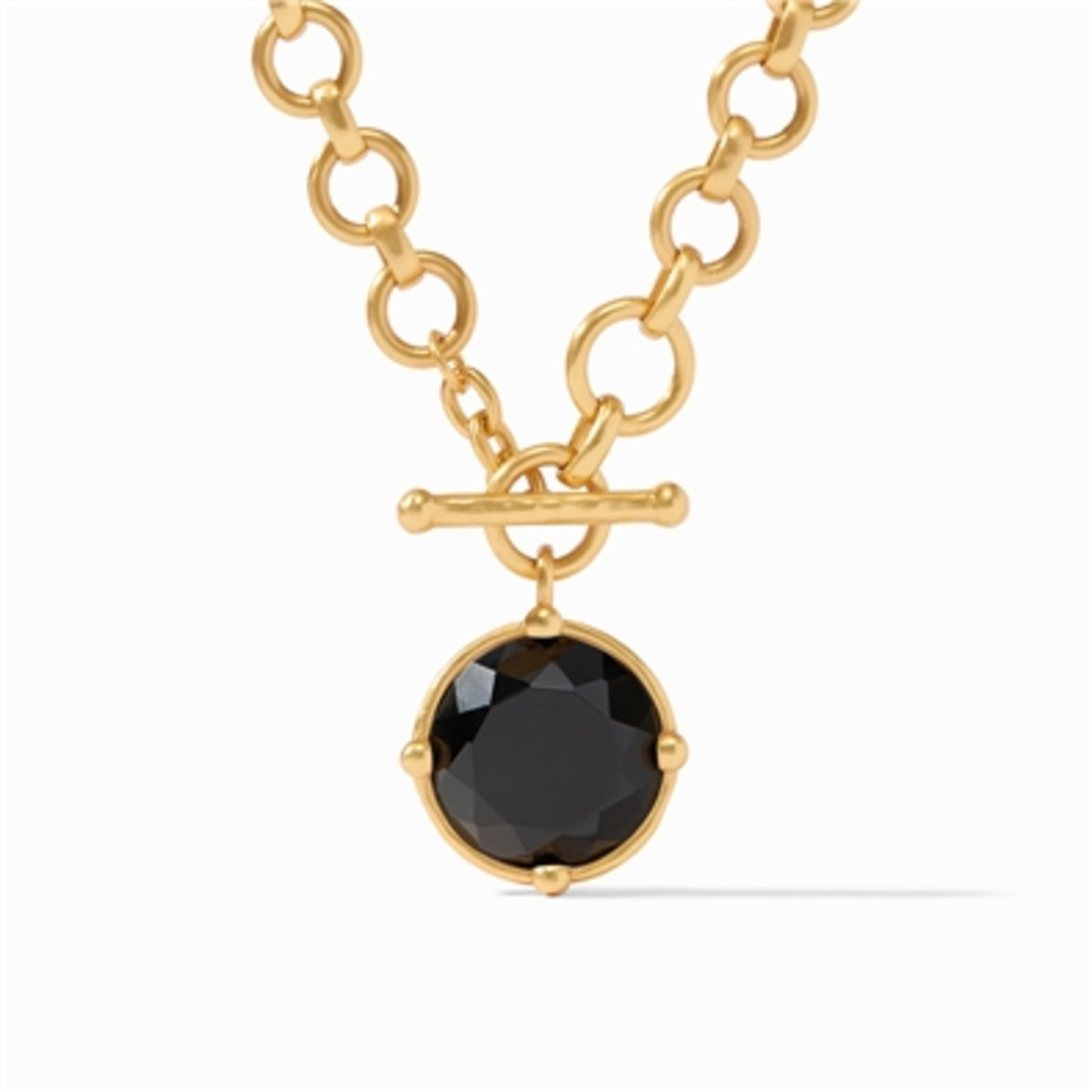 HONEYBEE DEMI NECKLACE, OBSIDIAN BLACK