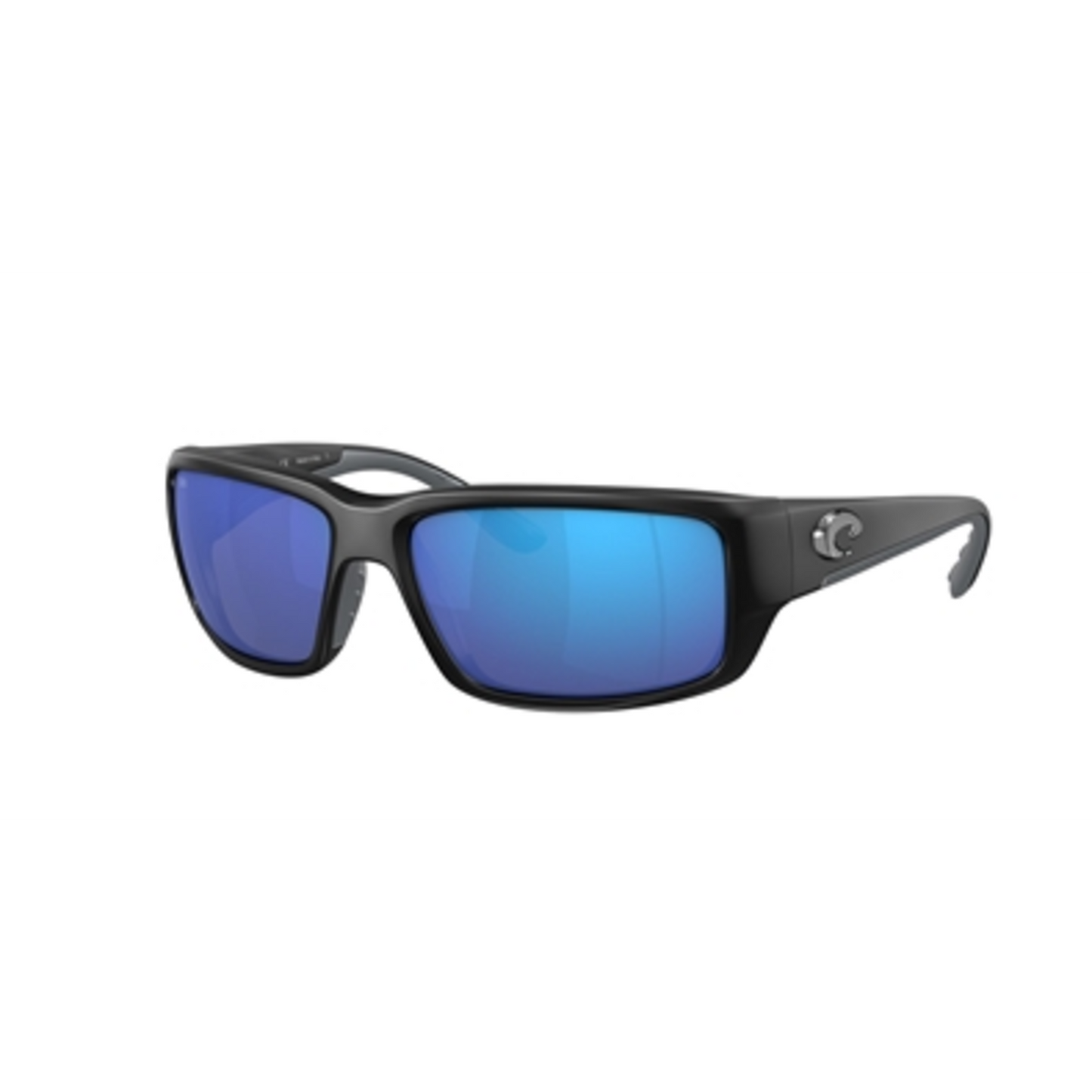 FANTAIL SUNGLASSES, MATTE BLACK/BLUE