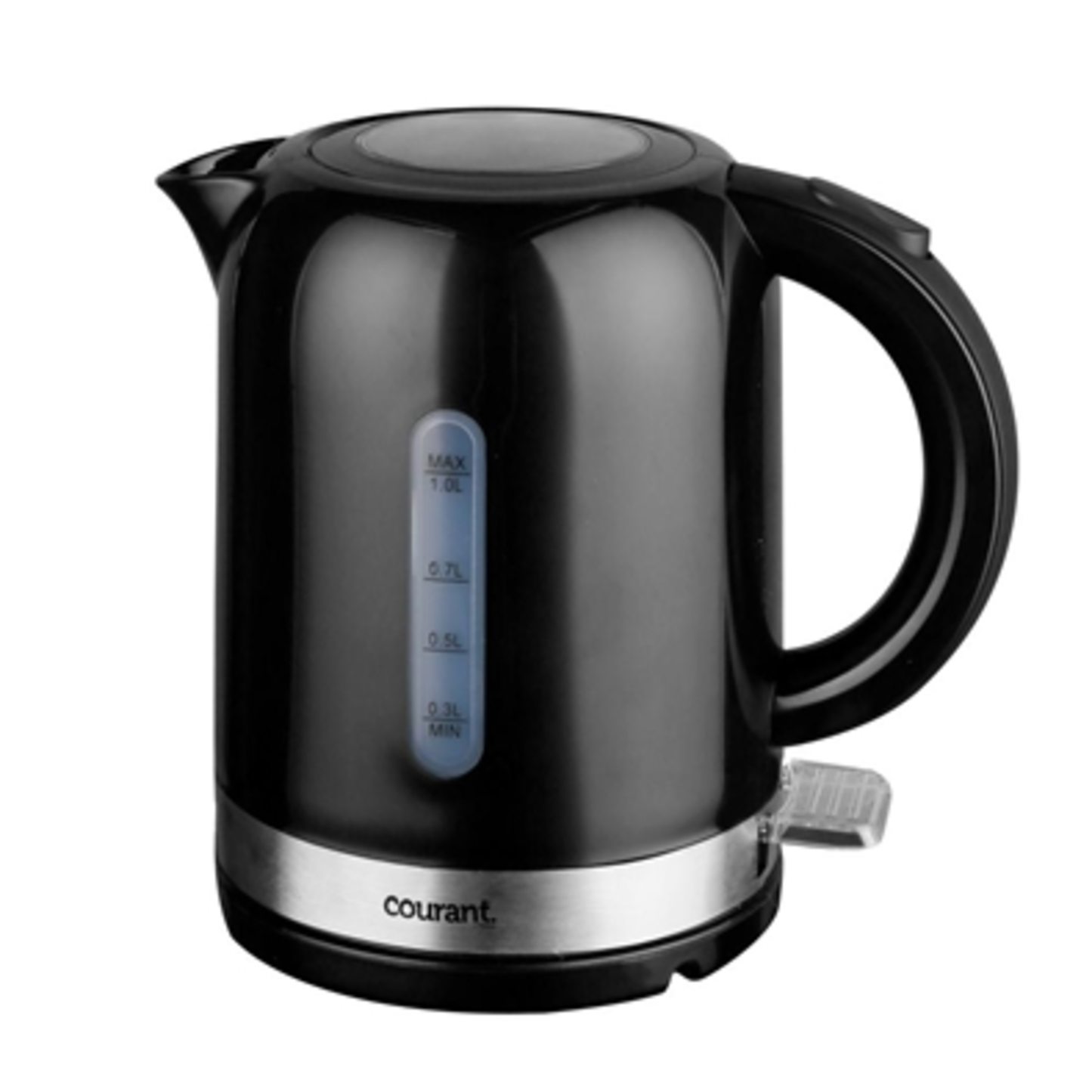 COURANT 1L CORDLESS KETTLE - BLACK, BLACK