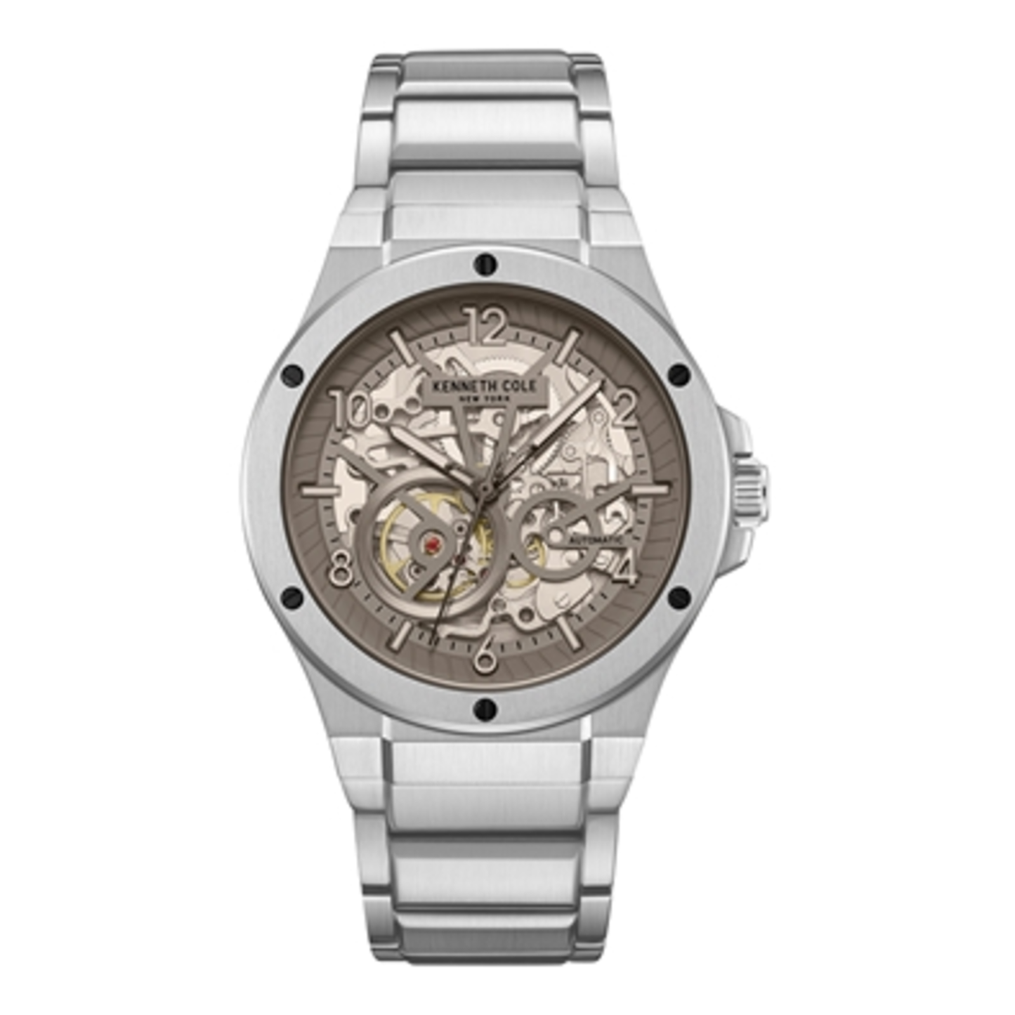 MEN'S AUTOMATIC MVT WATCH, SILVER, STANDARD